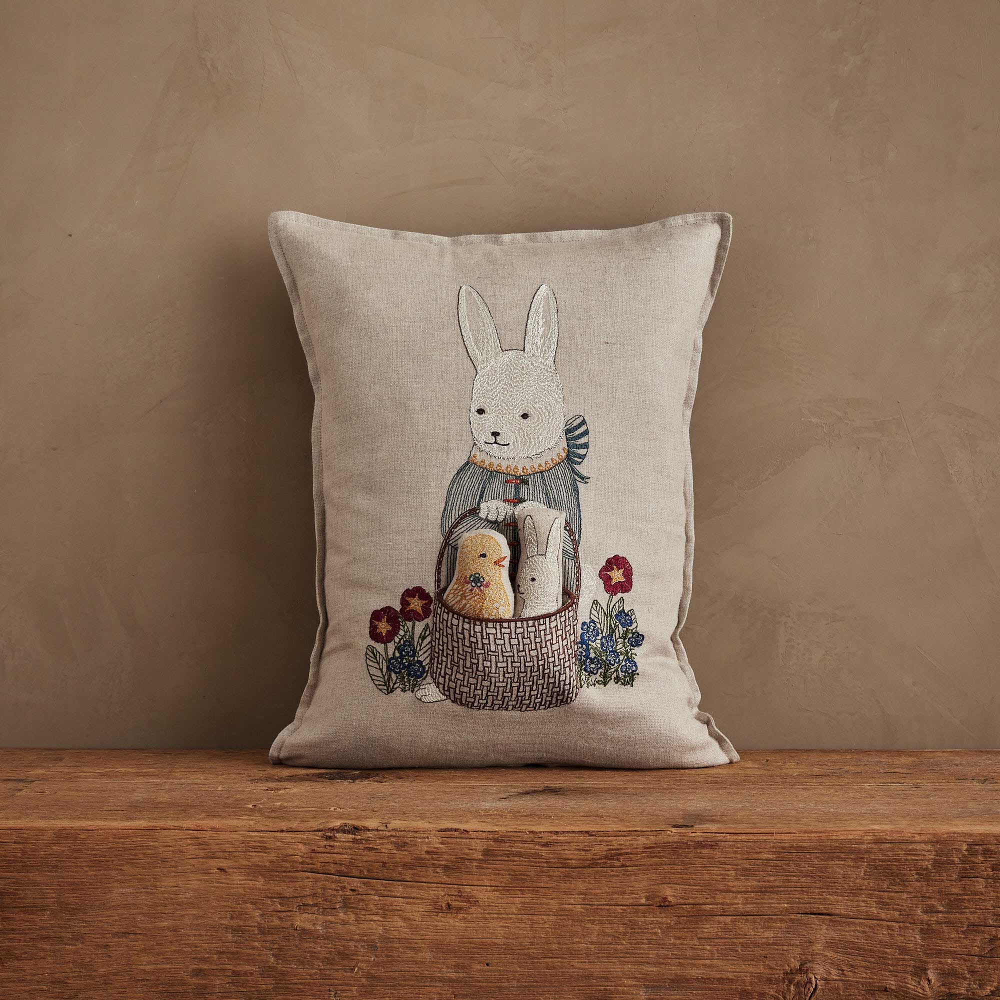 Easter Bunny Pocket Pillow