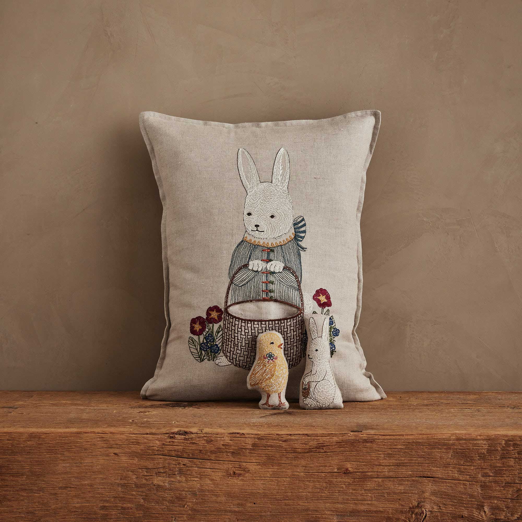Easter Bunny Pocket Pillow