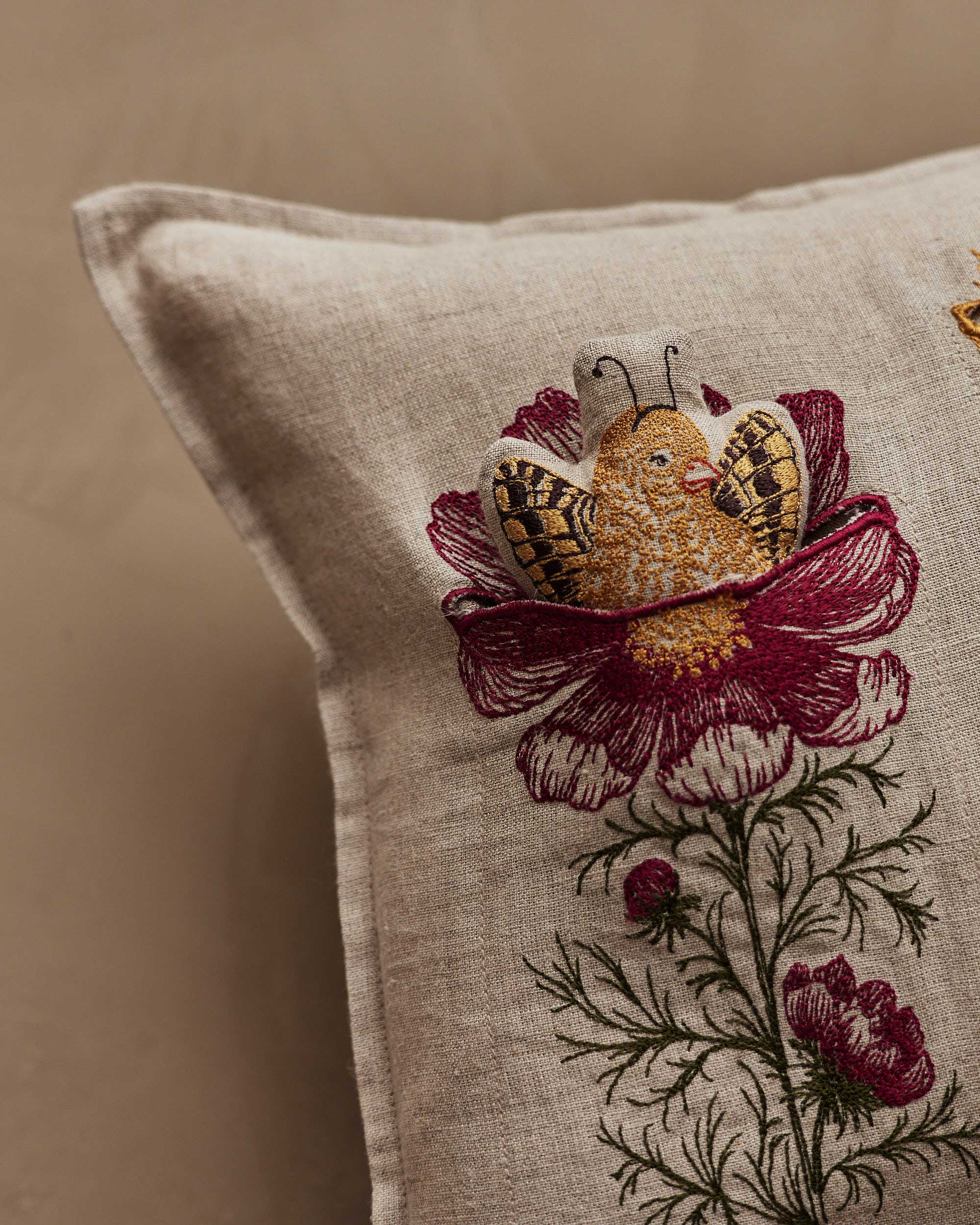 Flower Friends Pocket Pillow