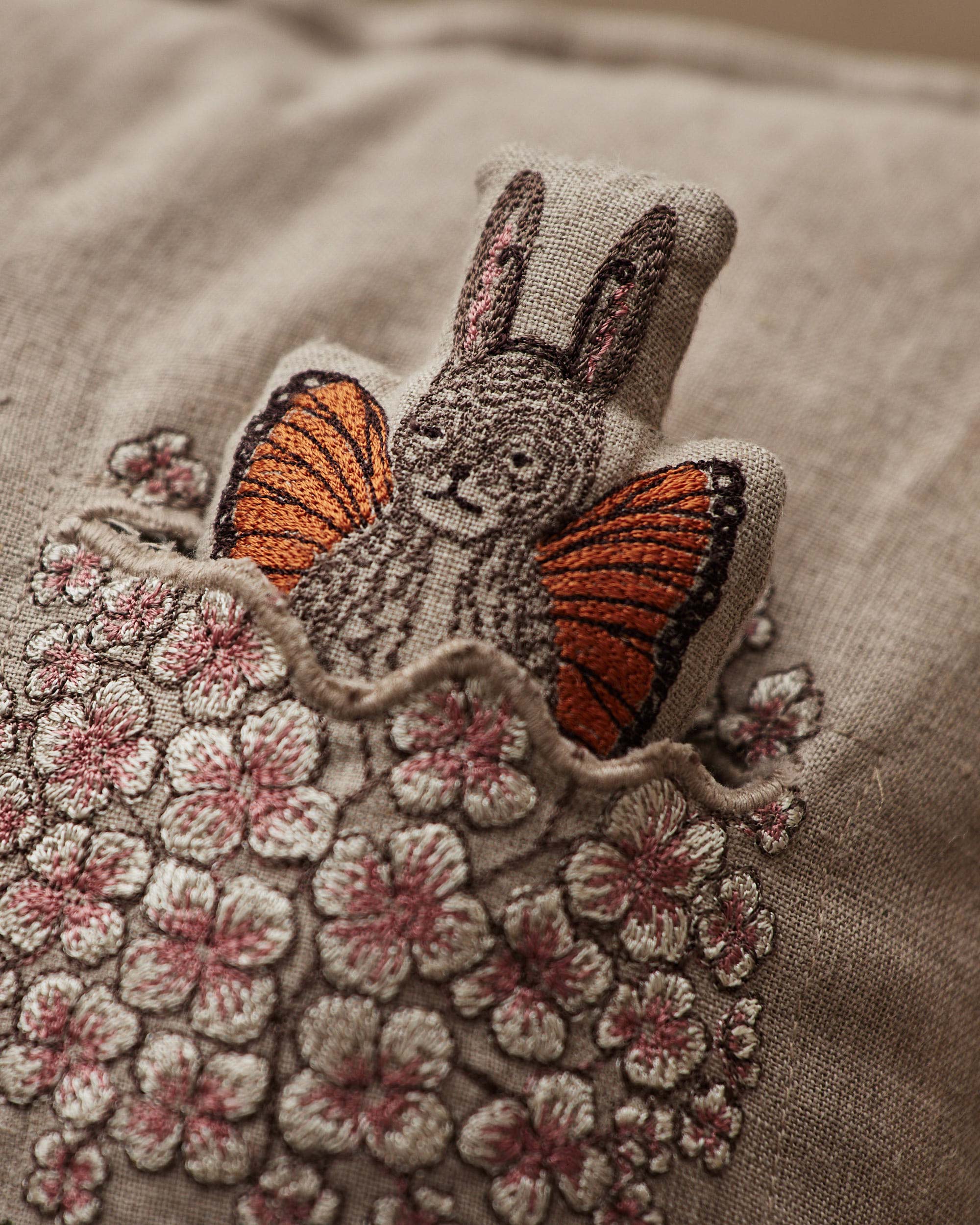 Flower Friends Pocket Pillow