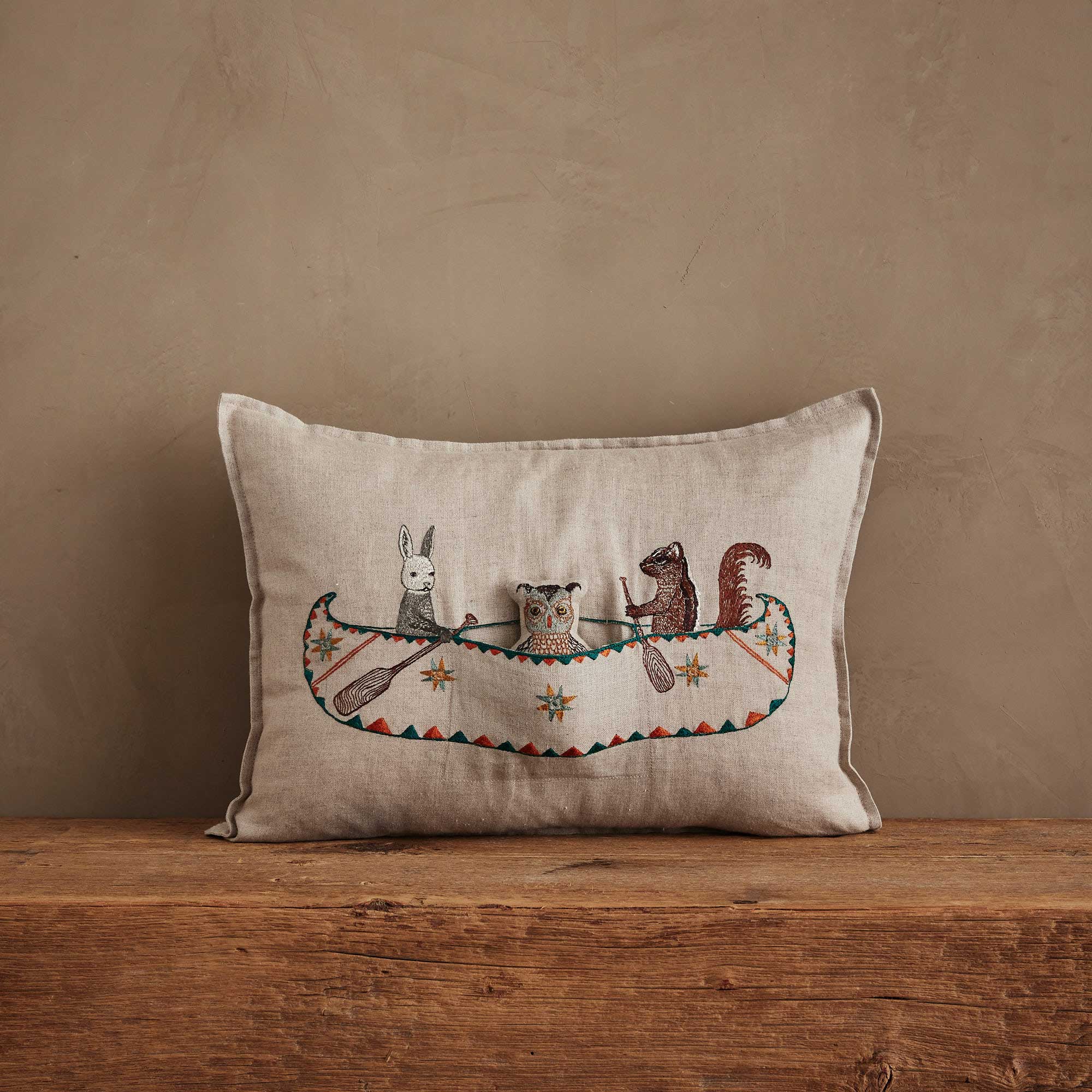 Friends Canoe Pocket Pillow