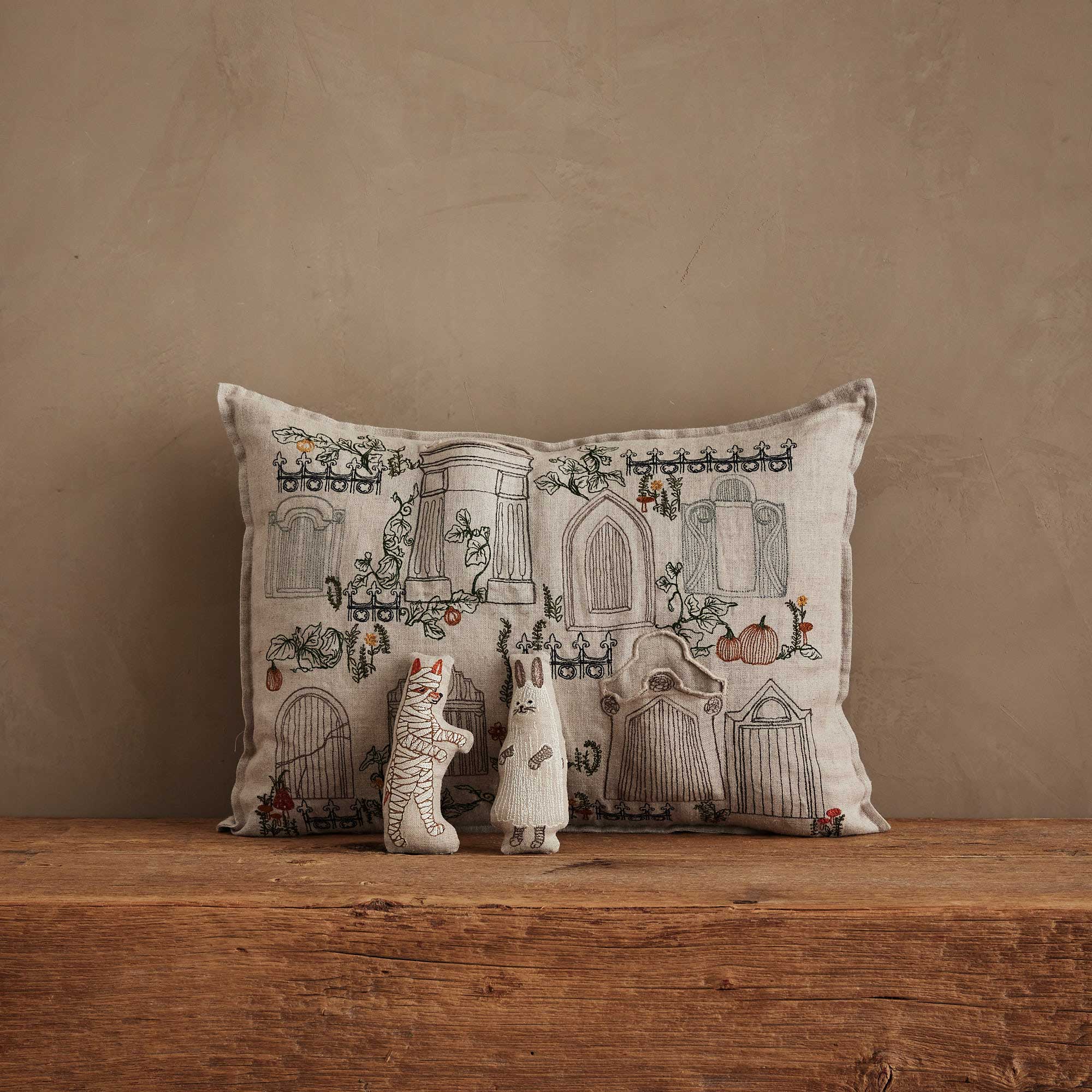 Graveyard Pocket Pillow | Coral & Tusk