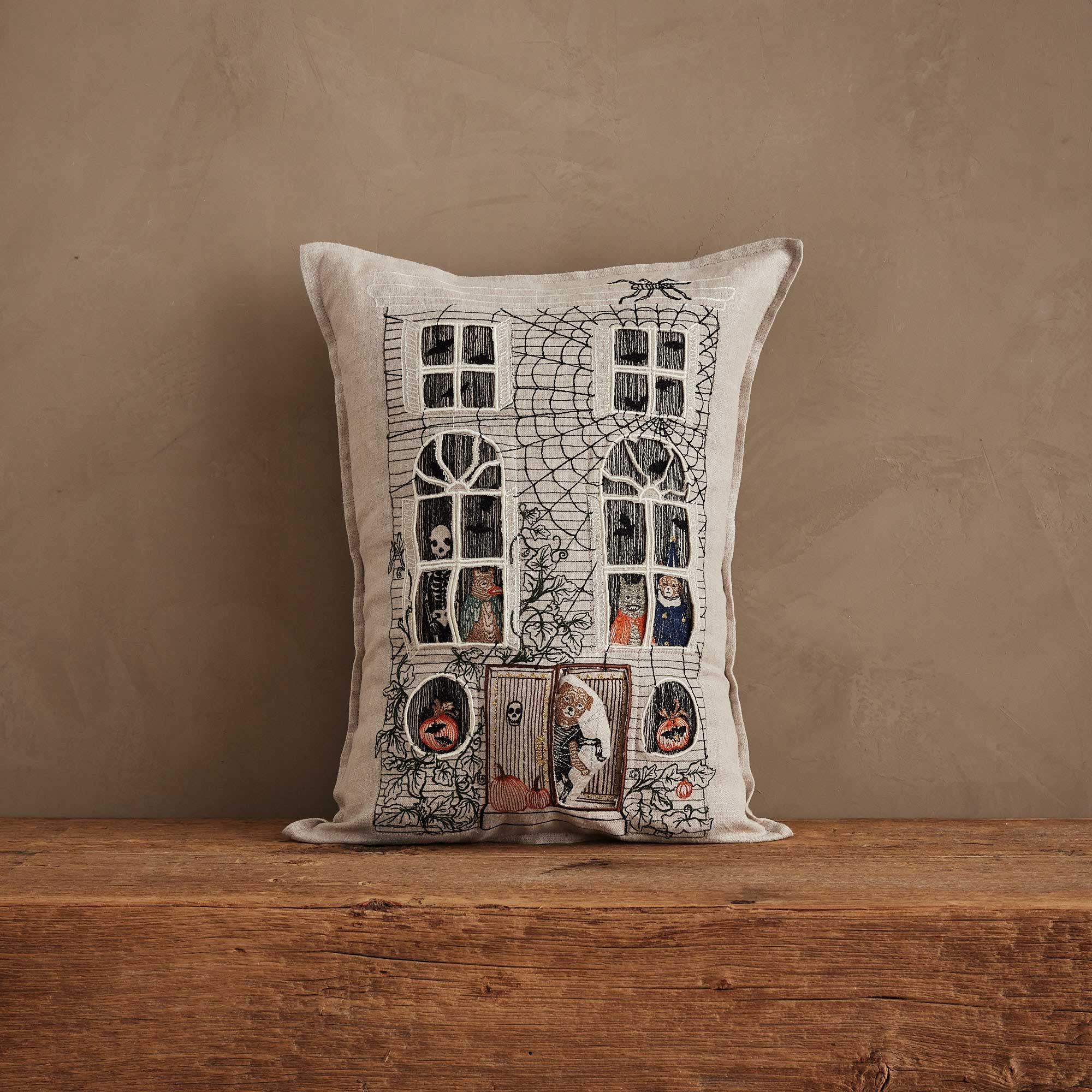 Haunted House Pocket Pillow