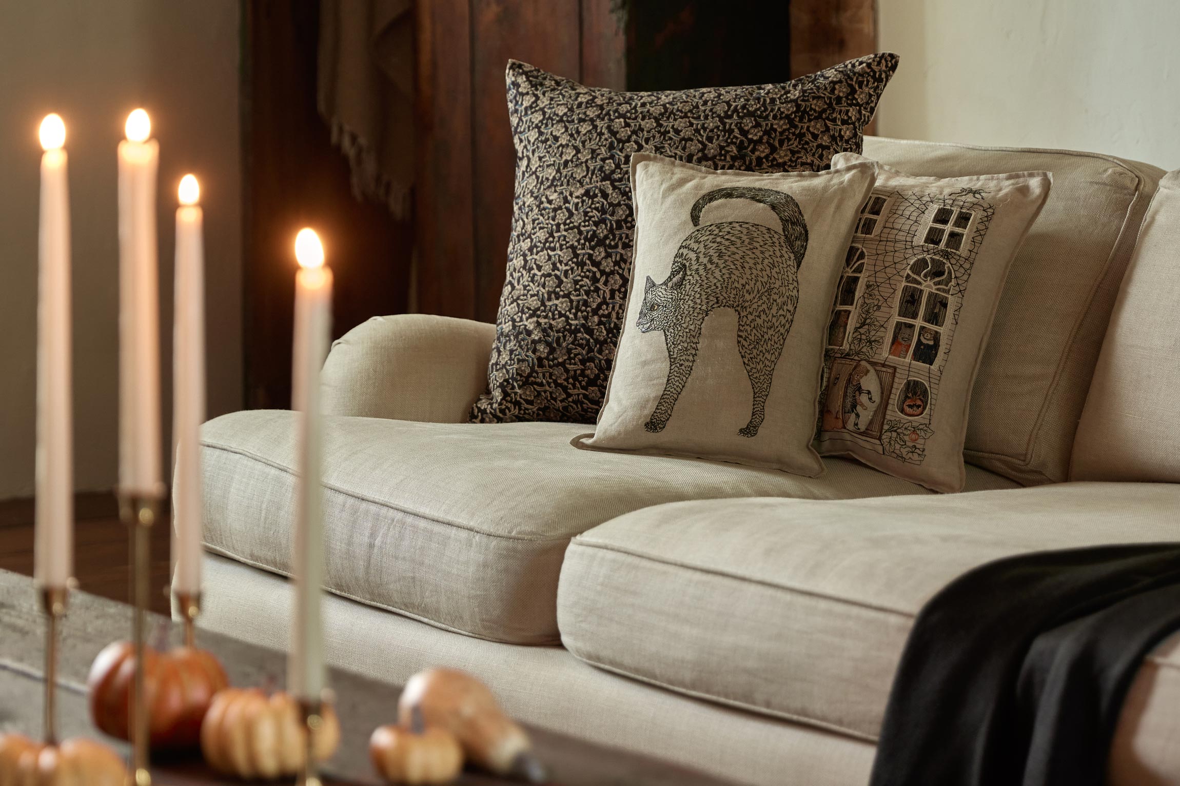 Haunted House Pocket Pillow | Coral & Tusk