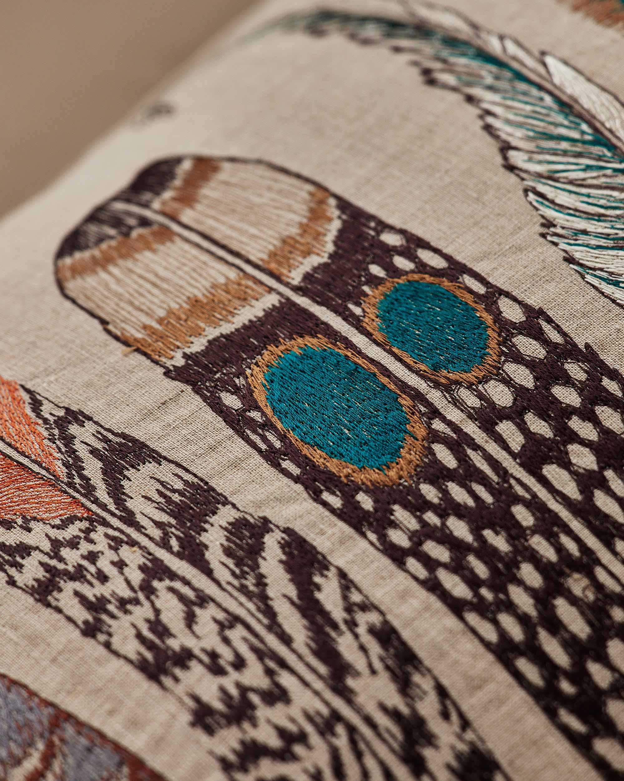 Large Feathers Lumbar Pillow | Coral & Tusk