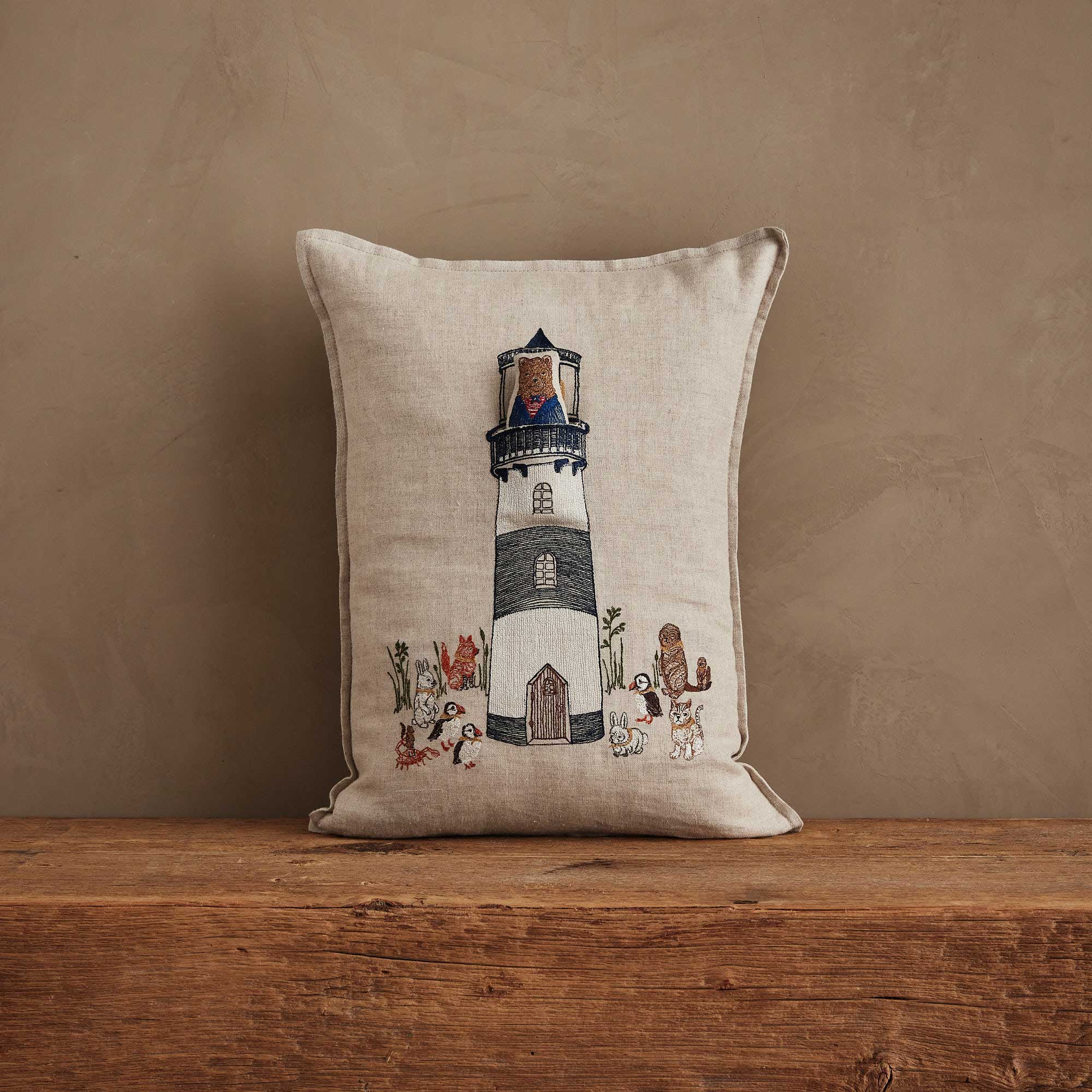 Lighthouse Friends Pocket Pillow