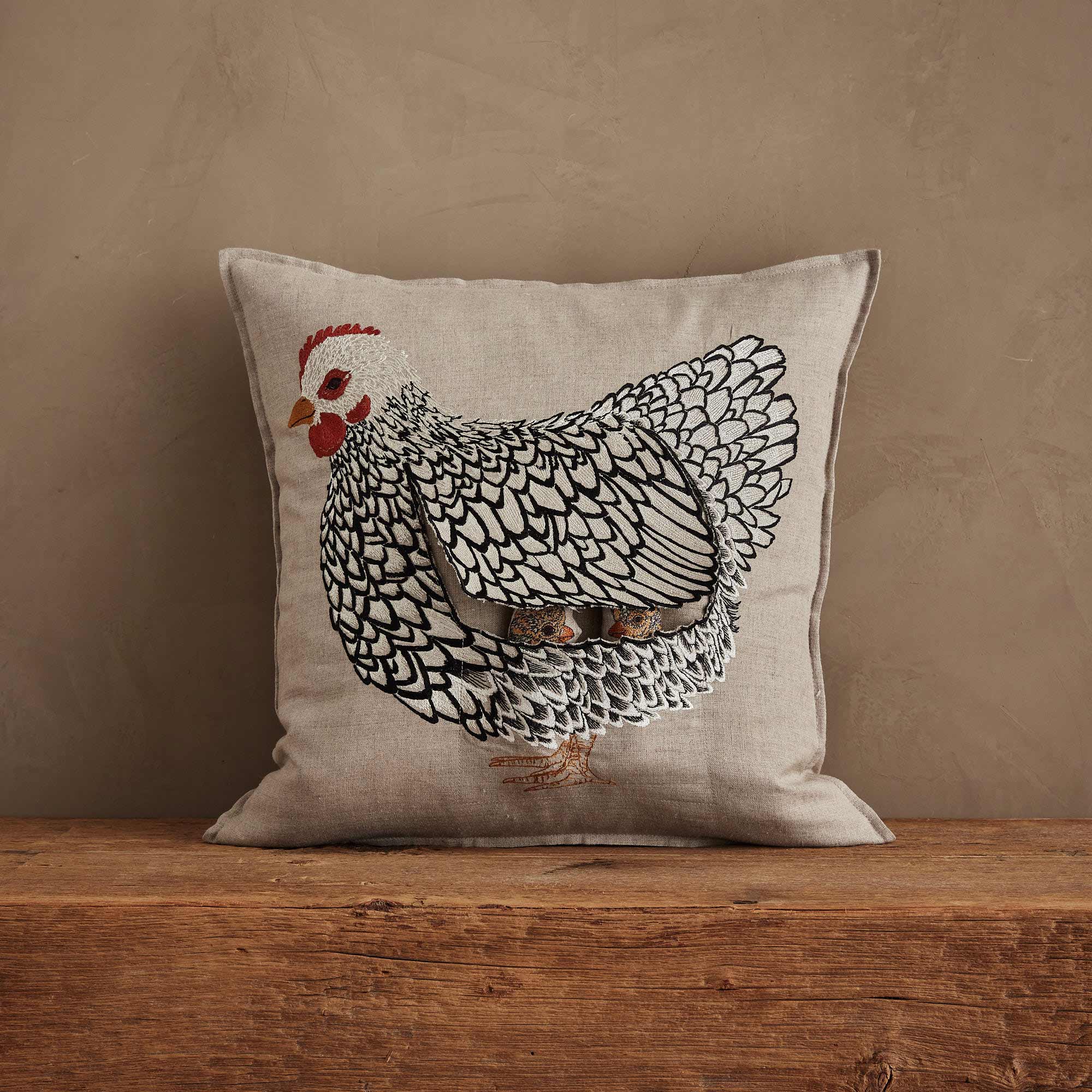 Mother Hen Pocket Pillow
