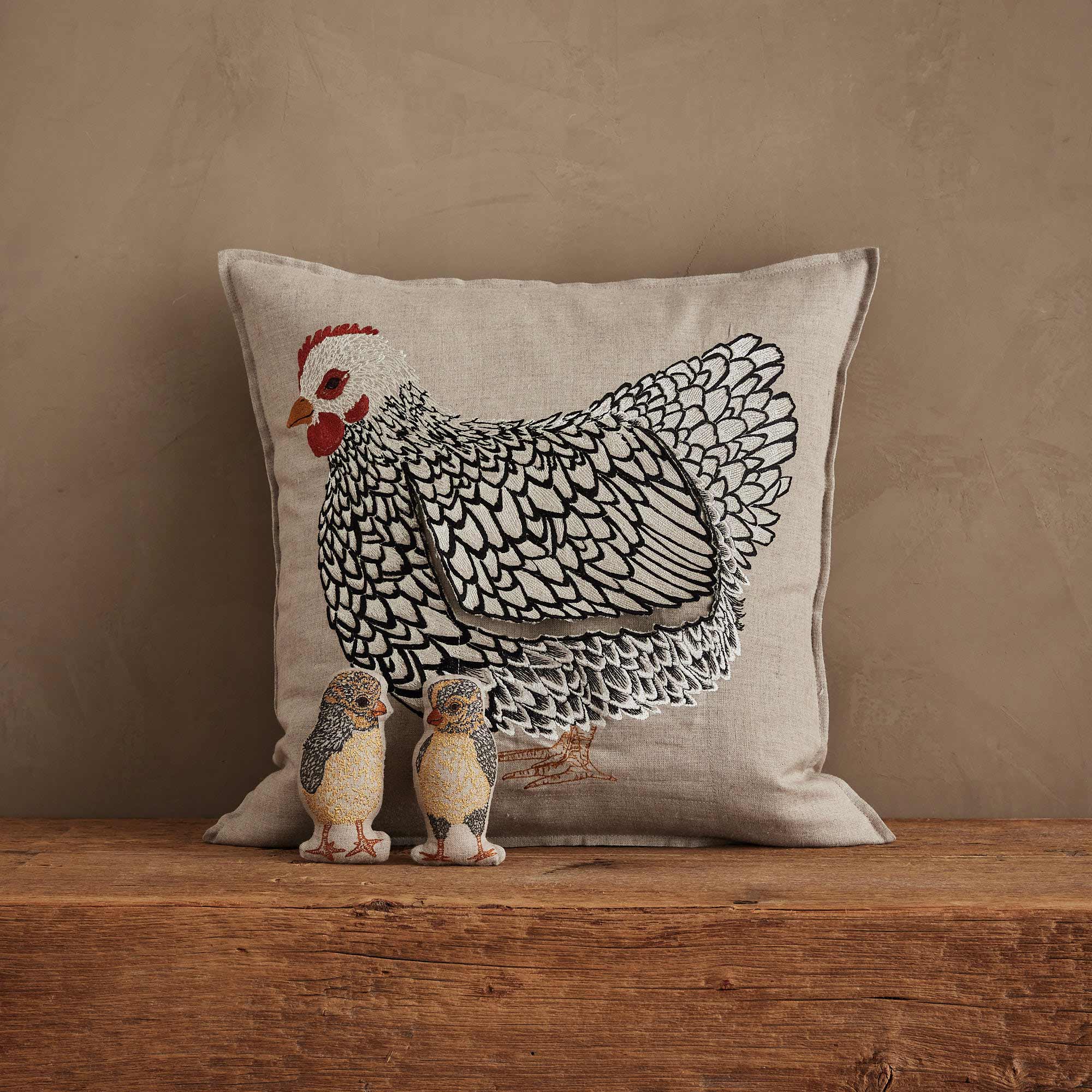 Mother Hen Pocket Pillow