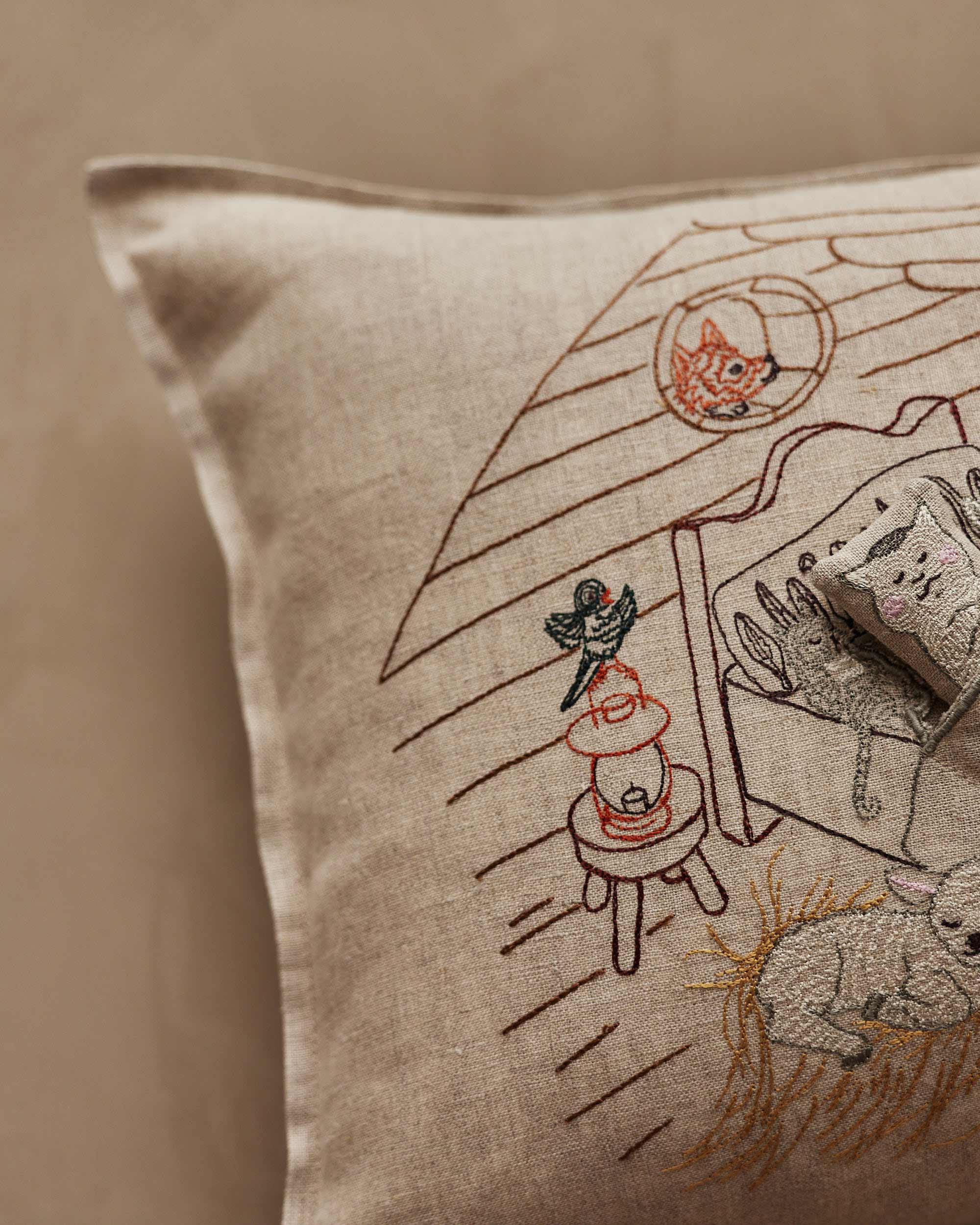 Coral & Tusk x Nekomura san Pocket Pillow