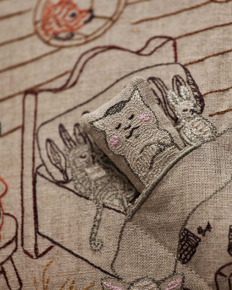 CORAL＆TUSK コーラル＆タスク 猫村さん ポケットピロー ほしよりこ