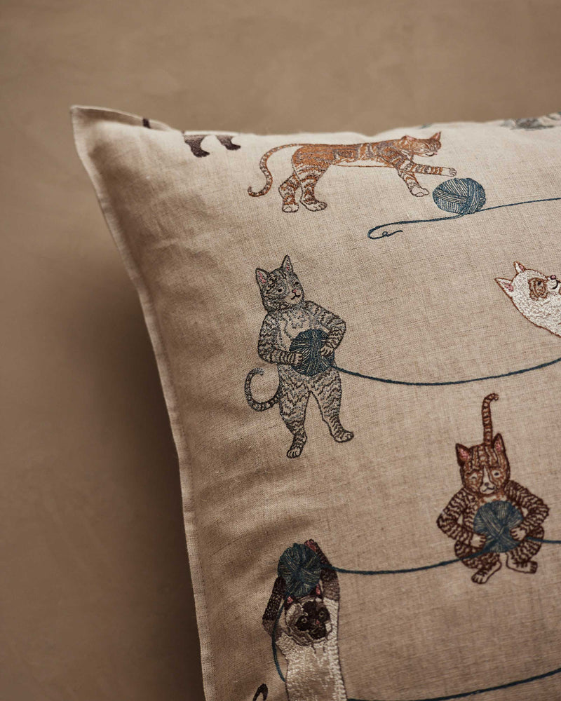 Playful Cats Pillow