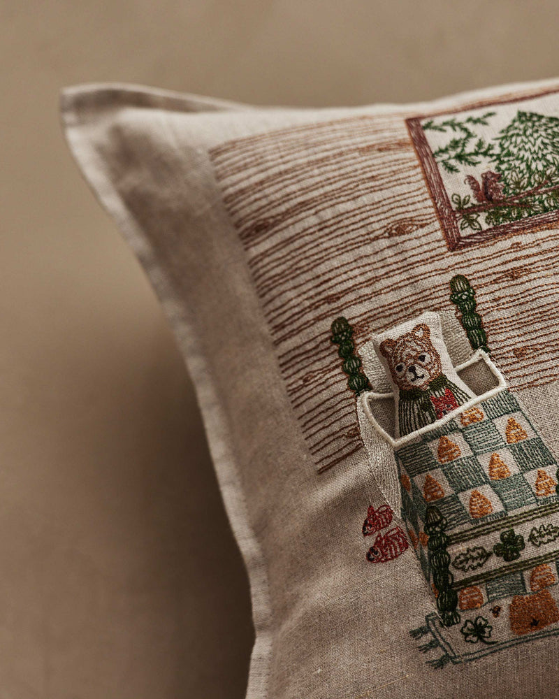 Three Little Bears Pocket Pillow