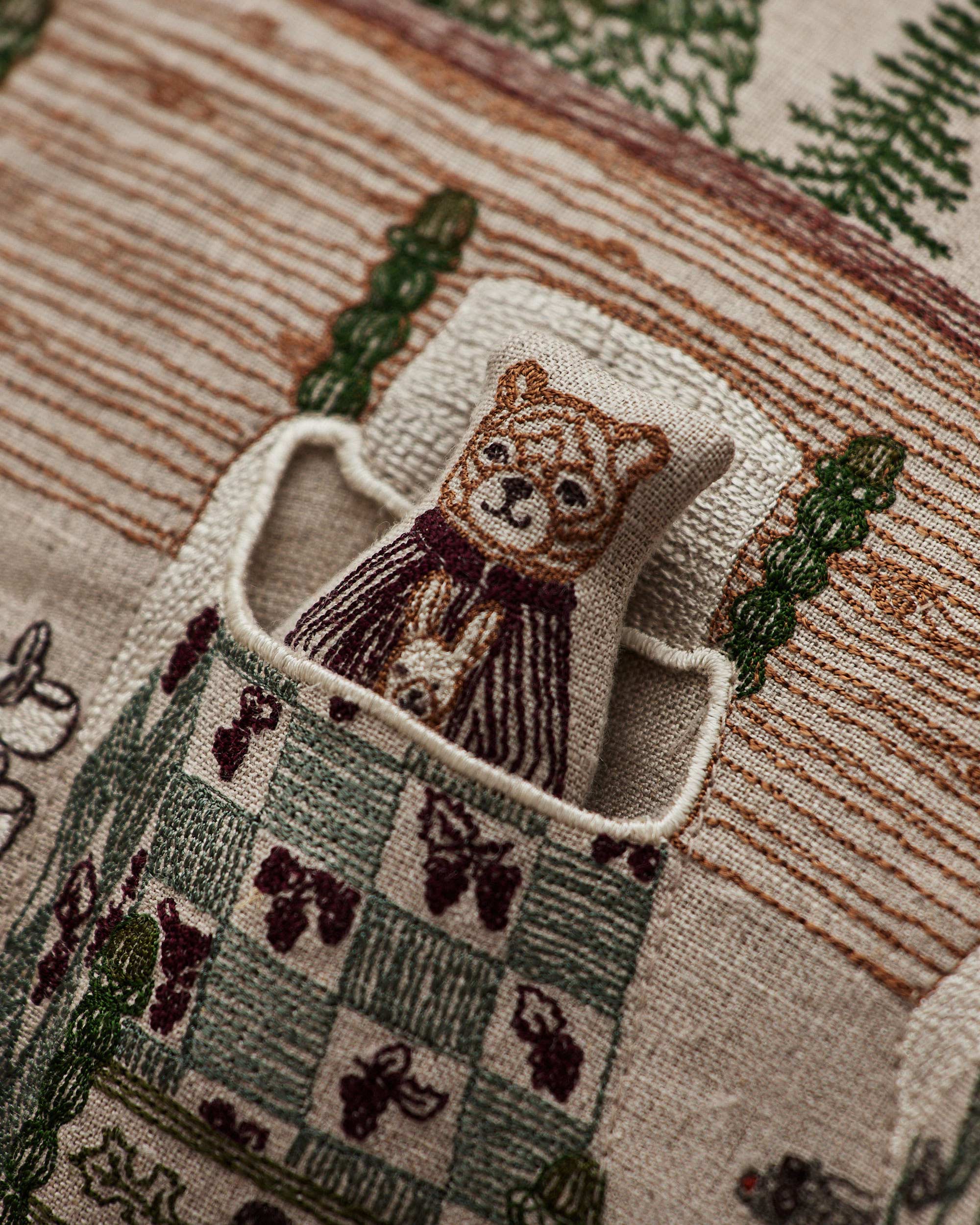 Three Little Bears Pocket Pillow | Coral & Tusk