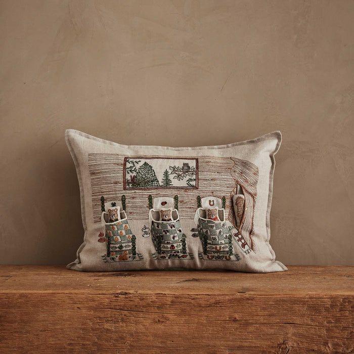 Three Little Bears Pocket Pillow