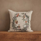 Tree Trimmers Wreath Pillow