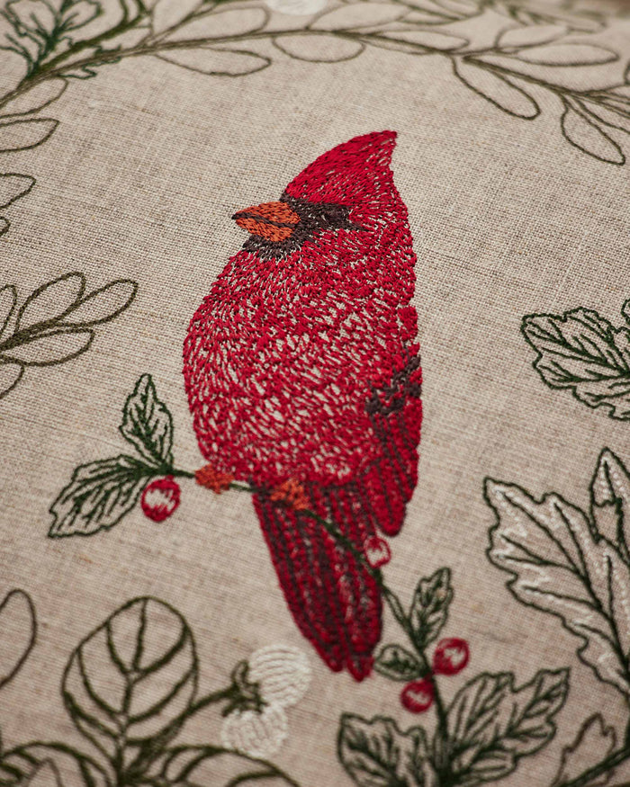 Winter Birds Pillow