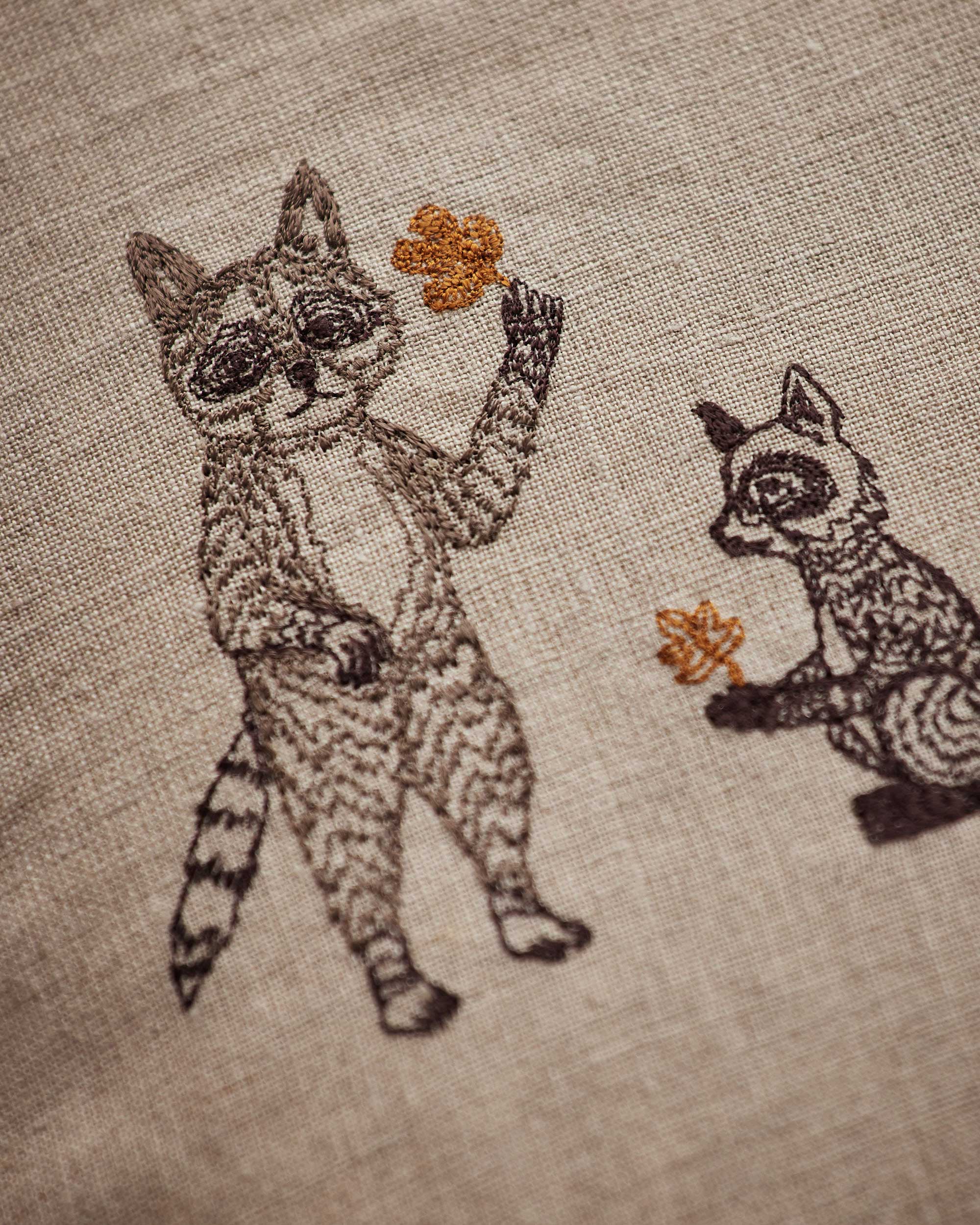 Woodland Friends Pillow | Coral & Tusk