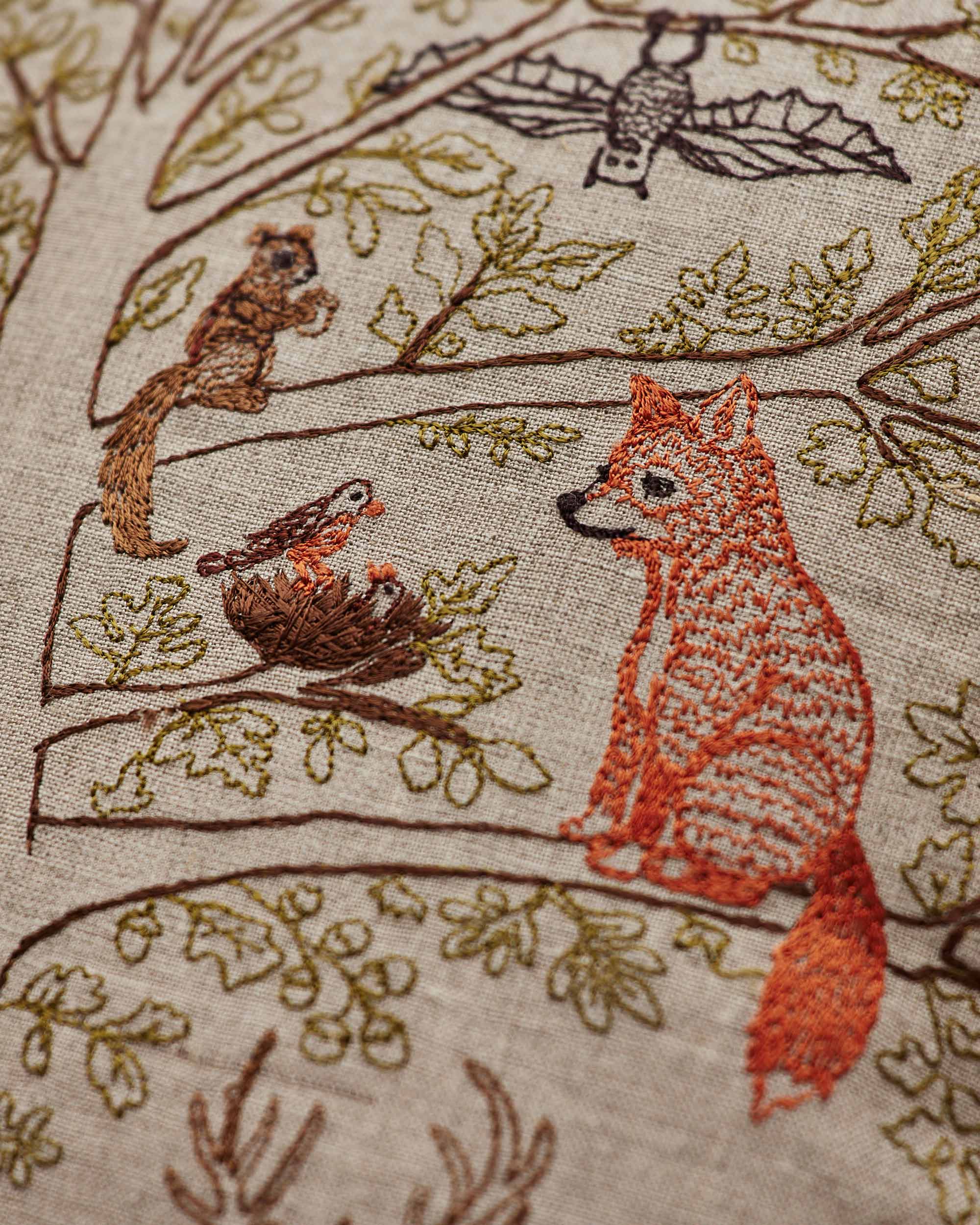 Woodland Living Tree Pillow