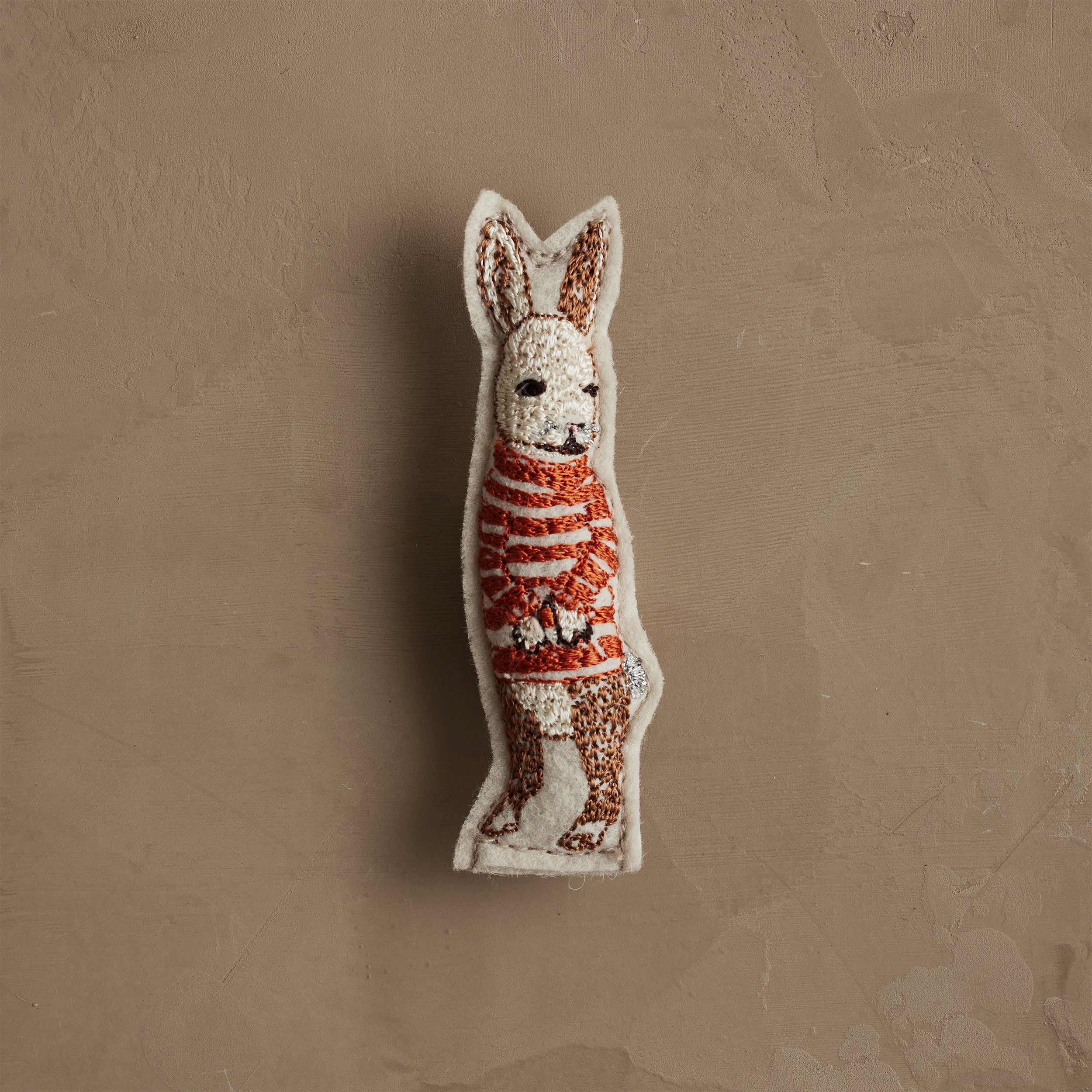Bunny in Sweater Pin