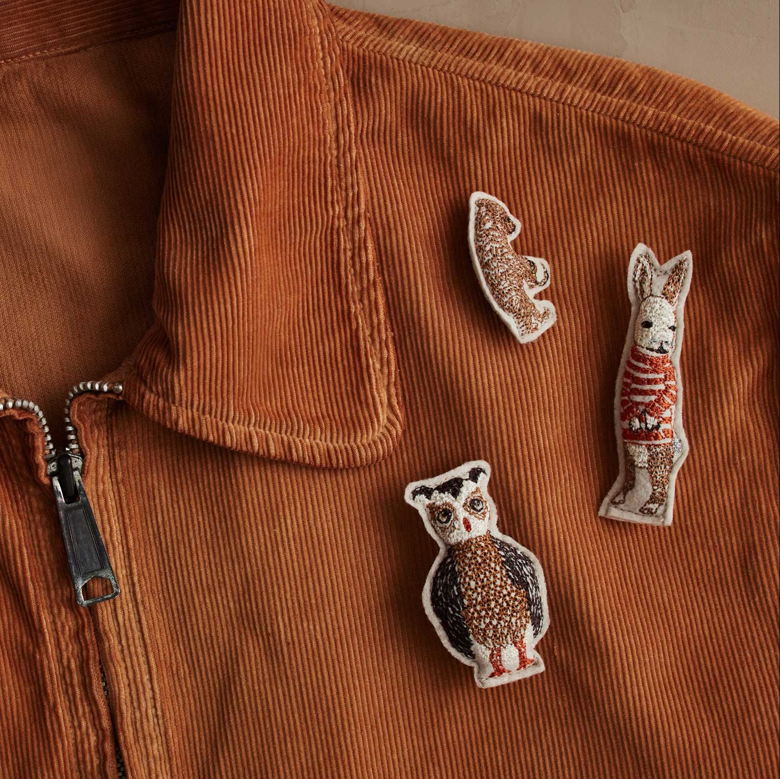 Bunny in Sweater Pin