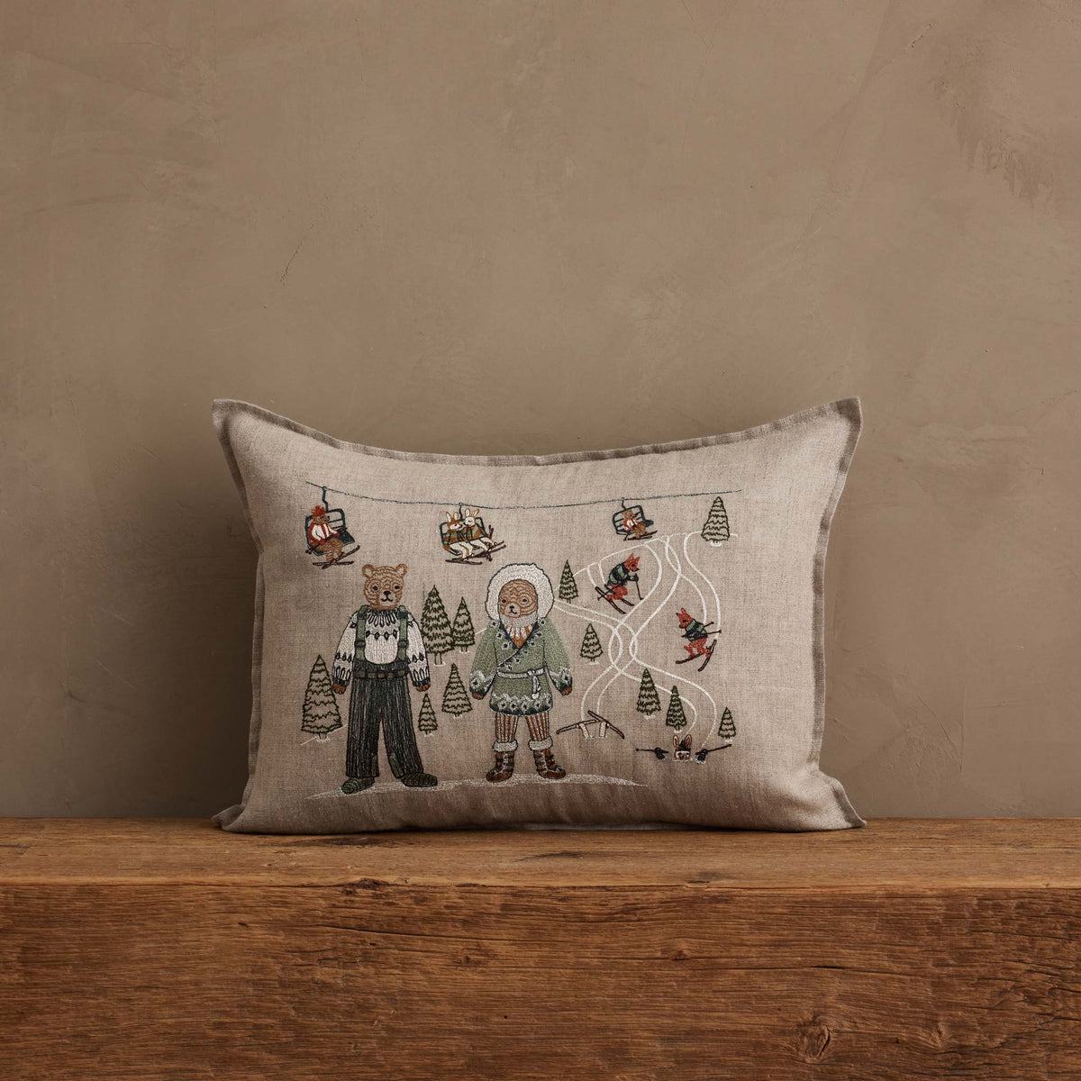Ski Slope Pillow
