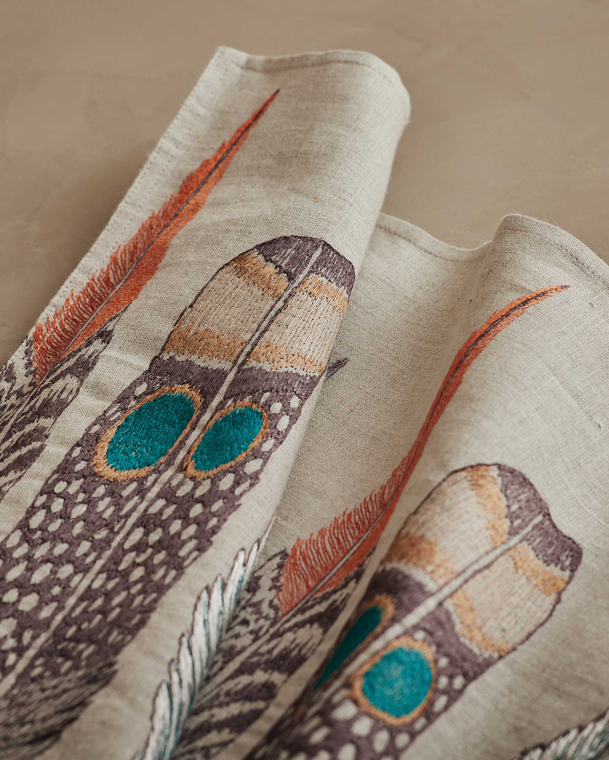 Feathers Table Runner