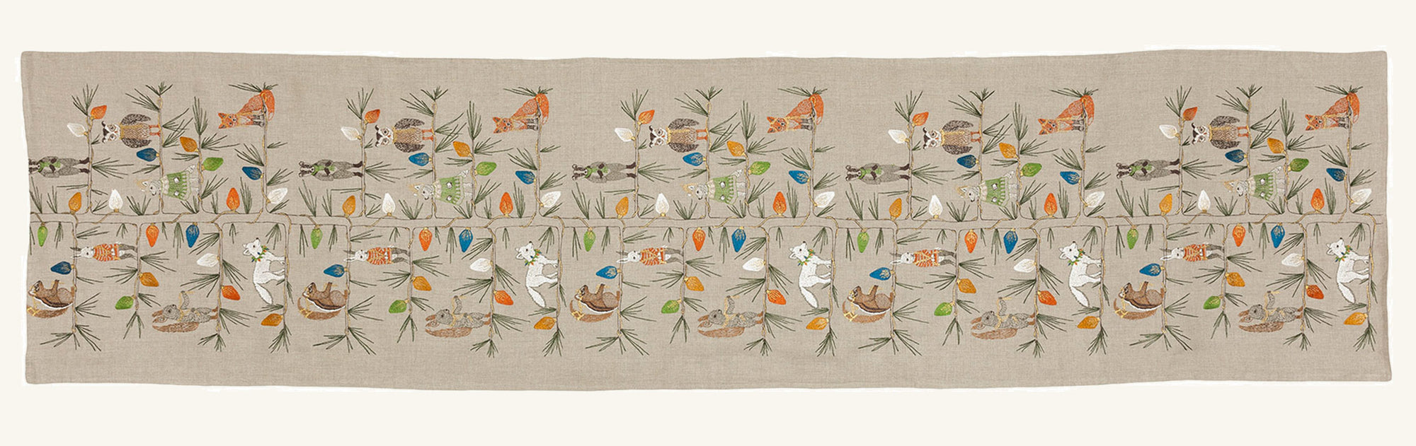 Christmas Tree Trimmers Table Runner