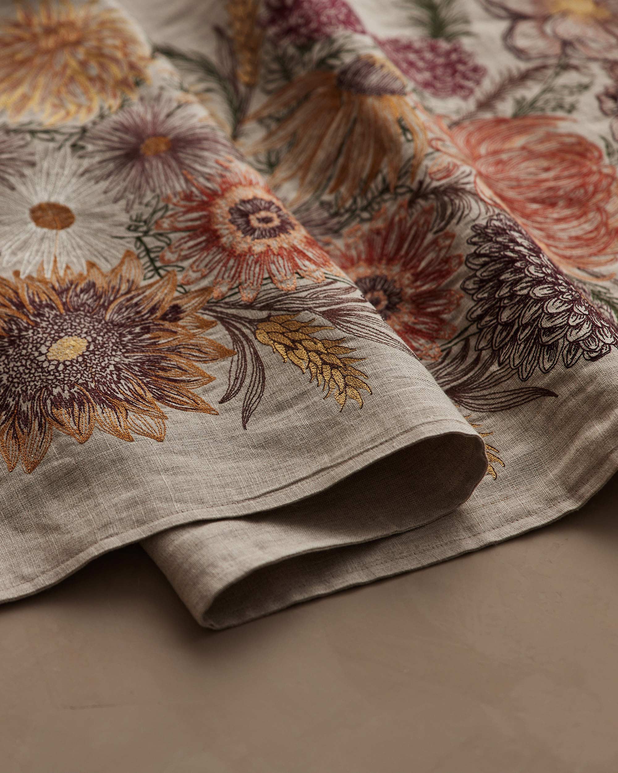Autumn Blossoms Table Runner