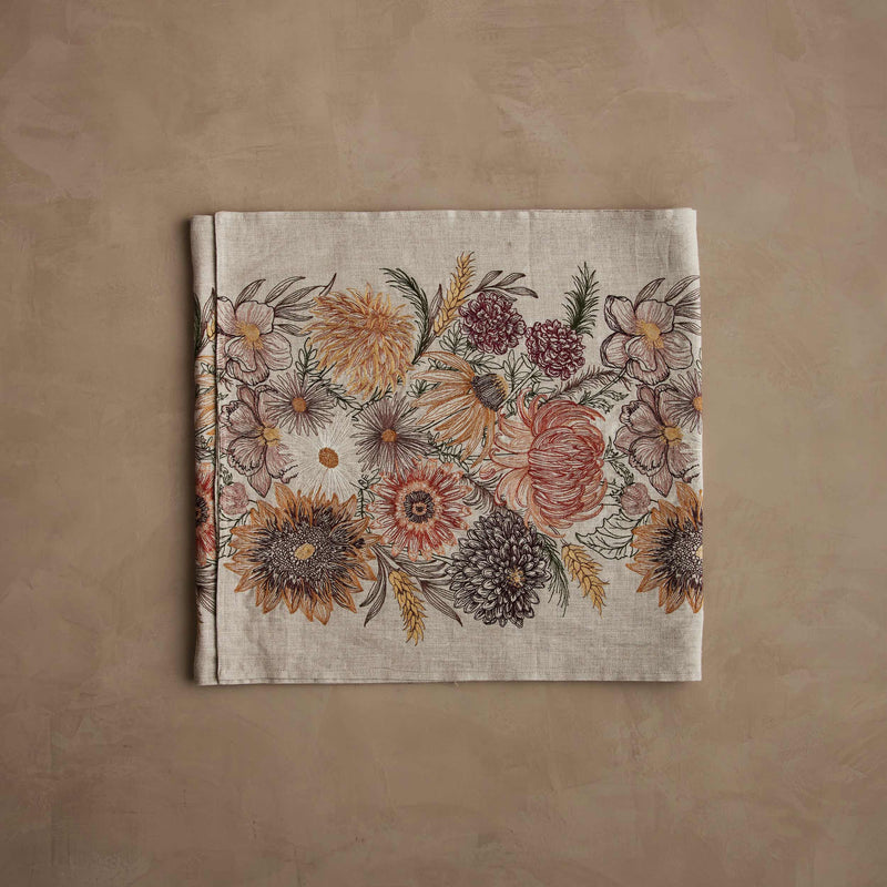 Autumn Blossoms Table Runner