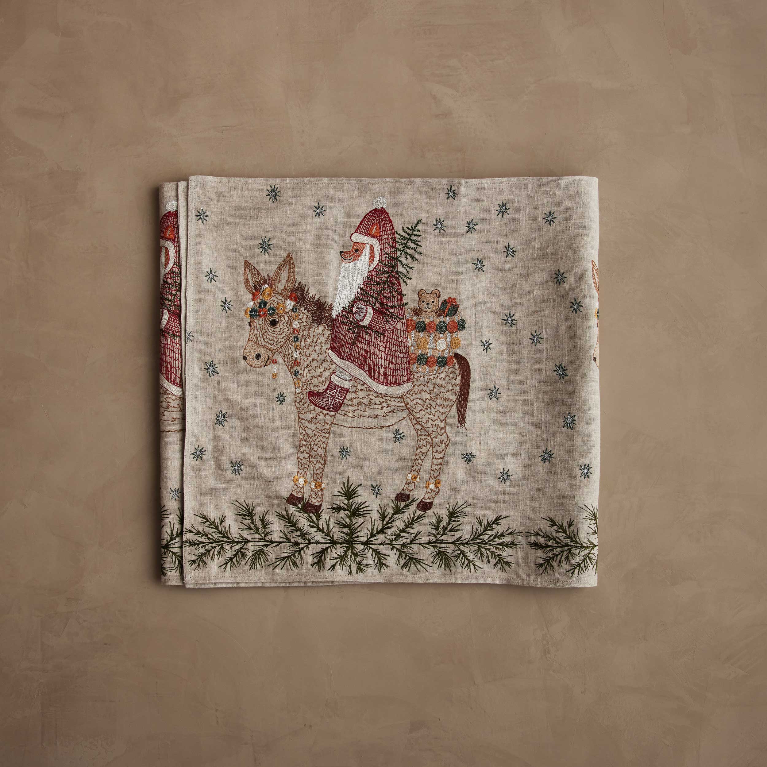Christmas Donkey Table Runner