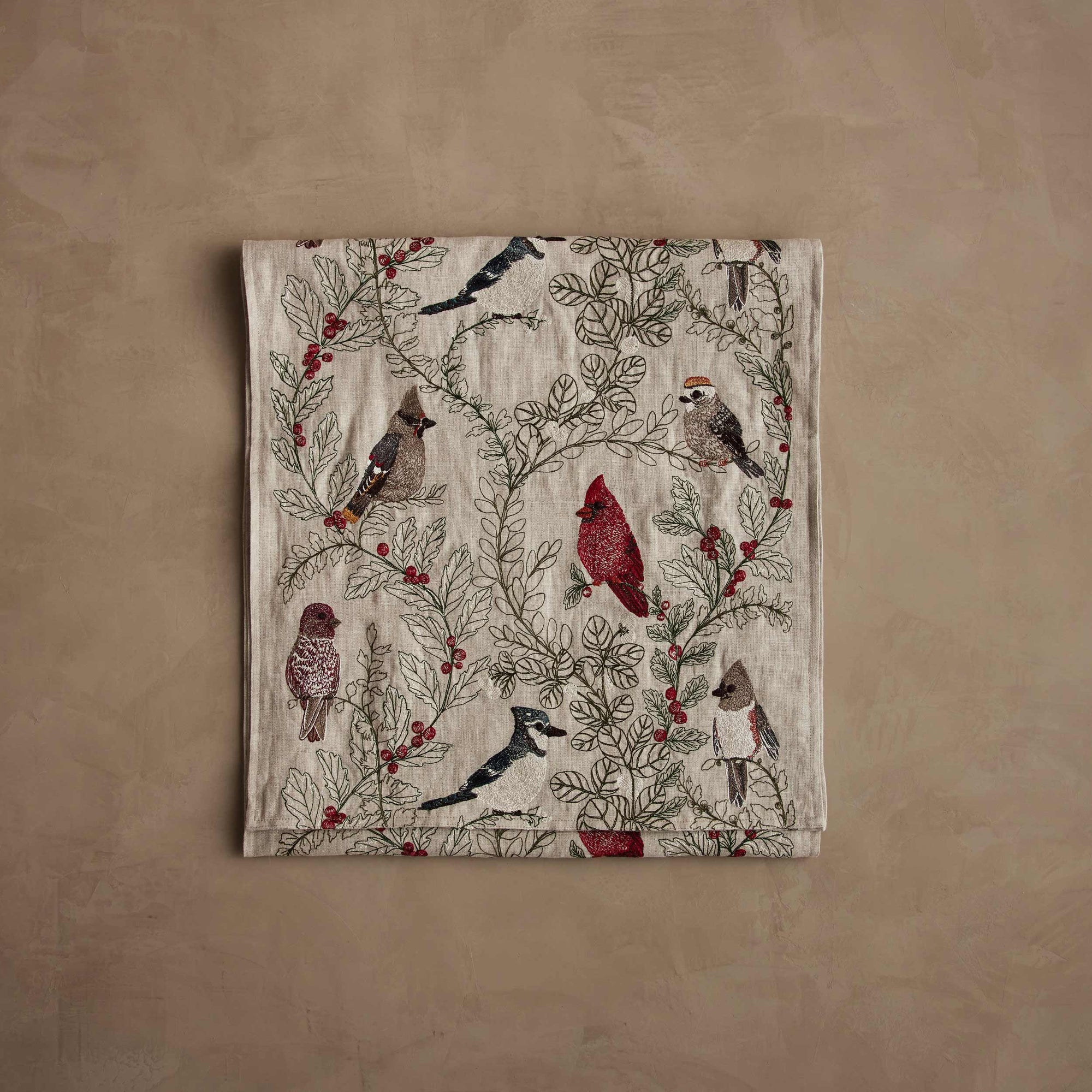 Winter Birds Table Runner