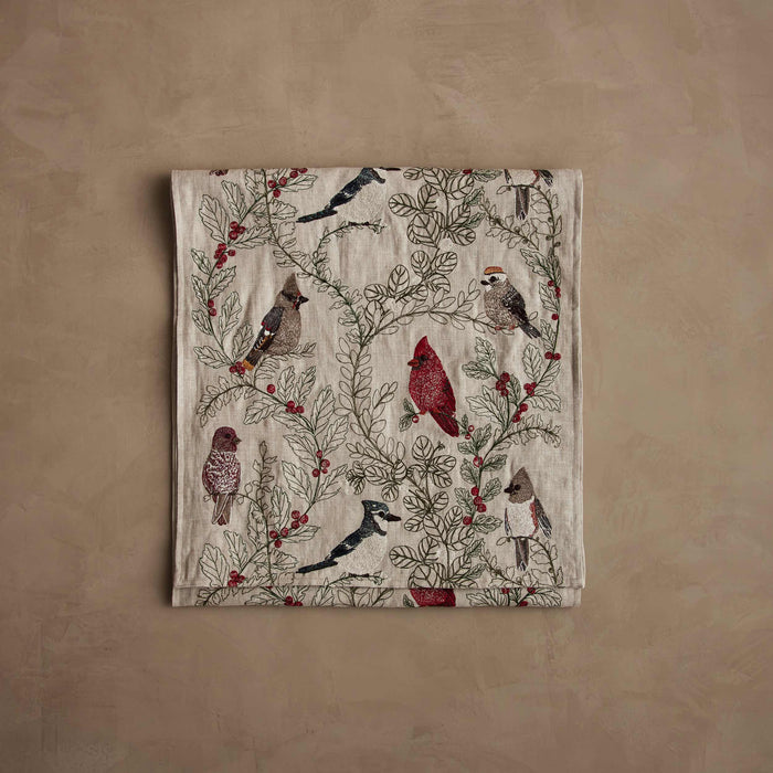 Winter Birds Table Runner