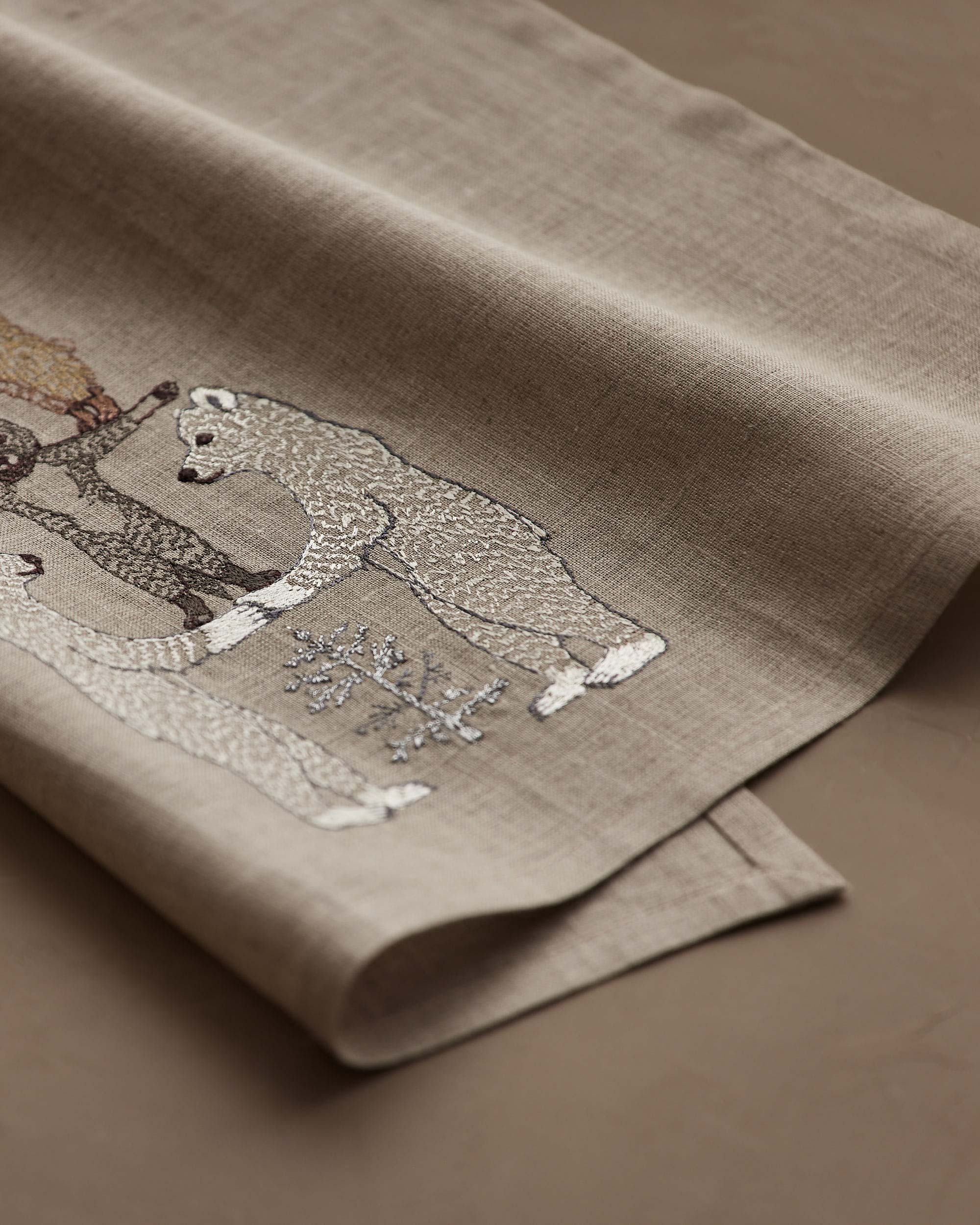 Arctic Tree Tea Towel