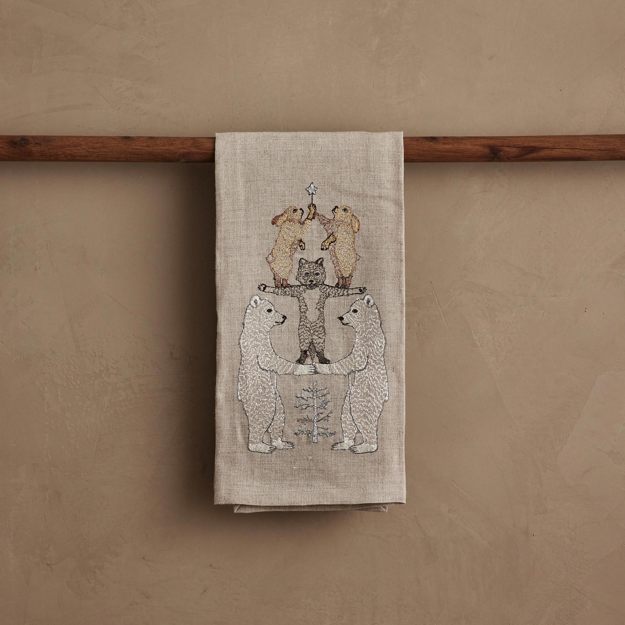 Arctic Tree Tea Towel