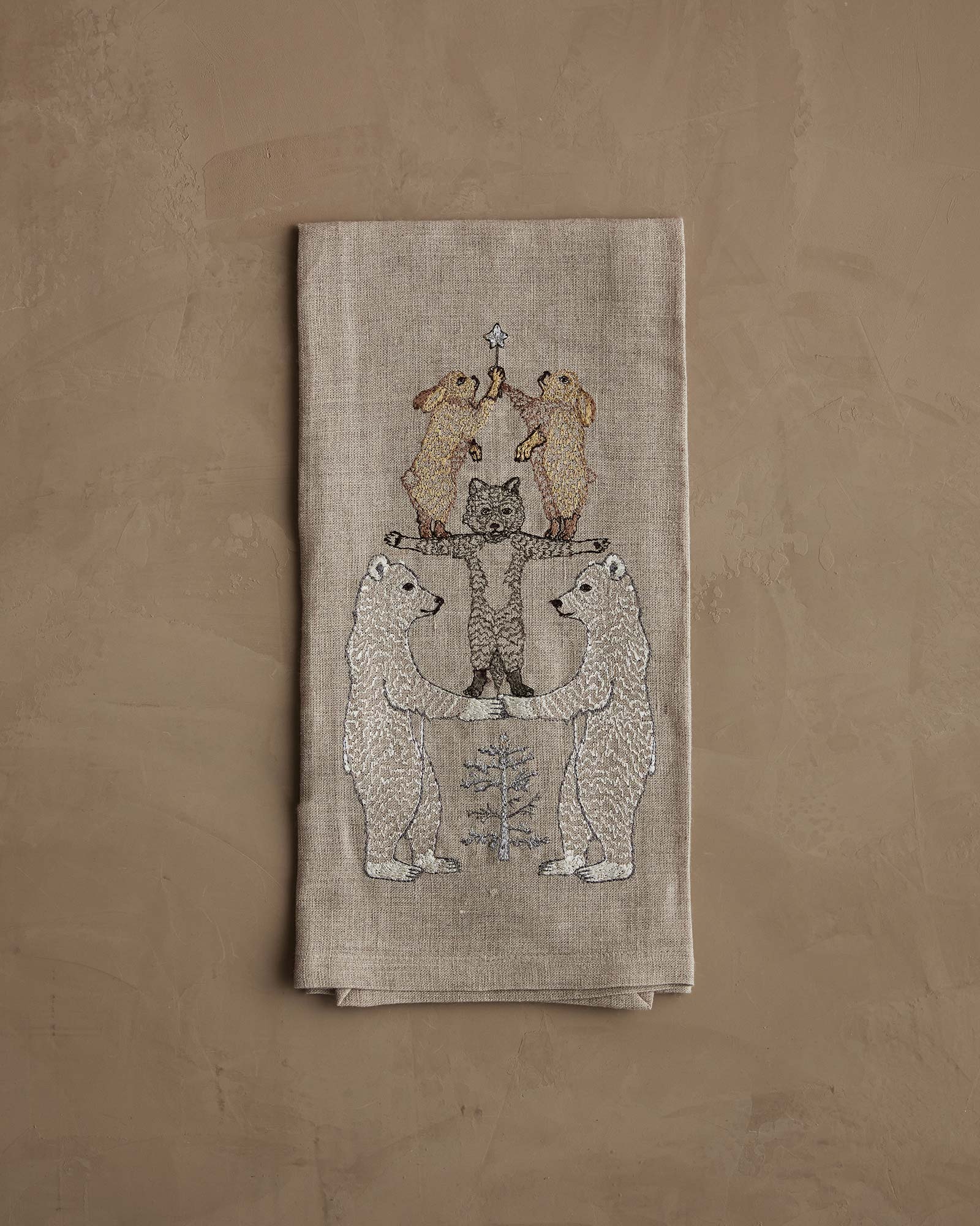 Arctic Tree Tea Towel