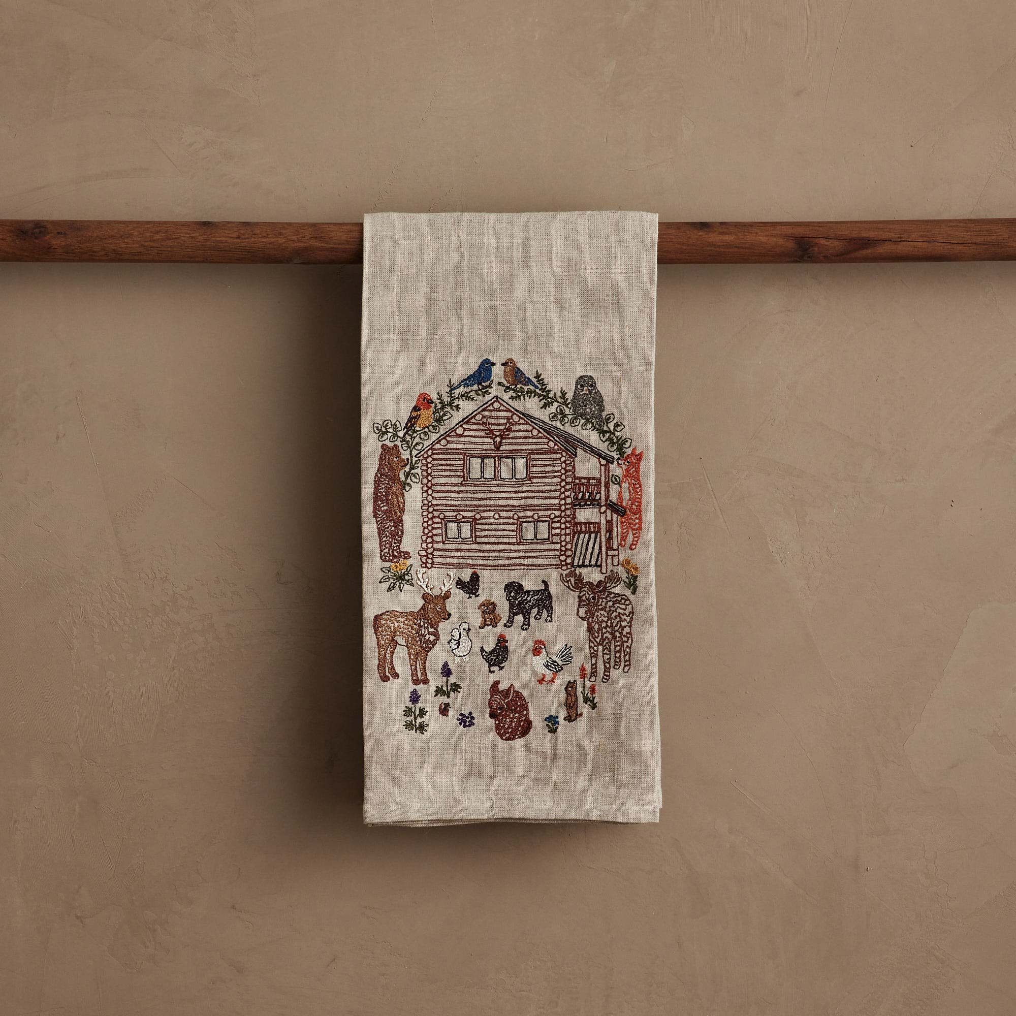 Cabin Life Tea Towel