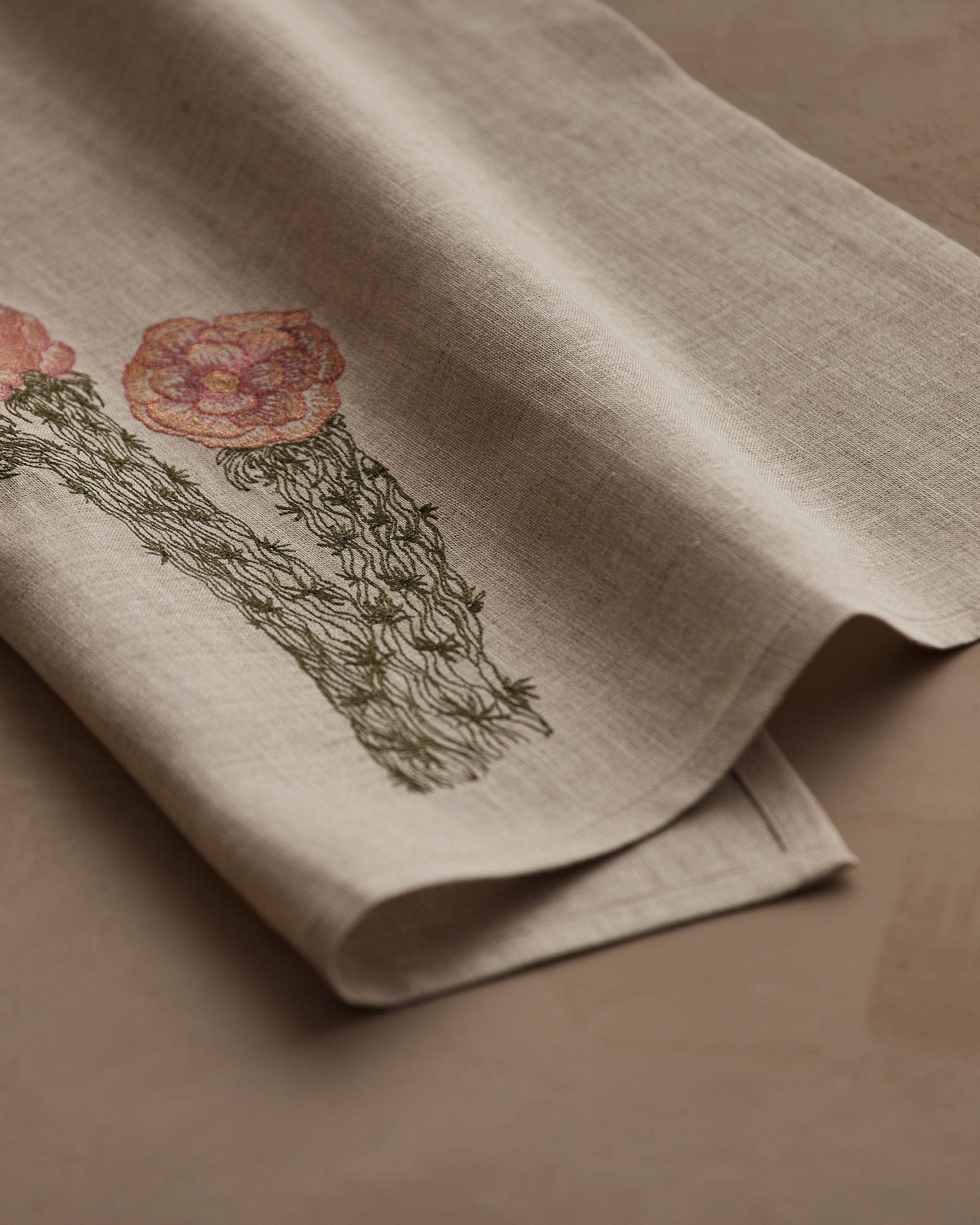 Cholla Cactus Bloom Tea Towel