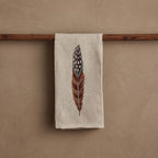Fowl Feather Tea Towel