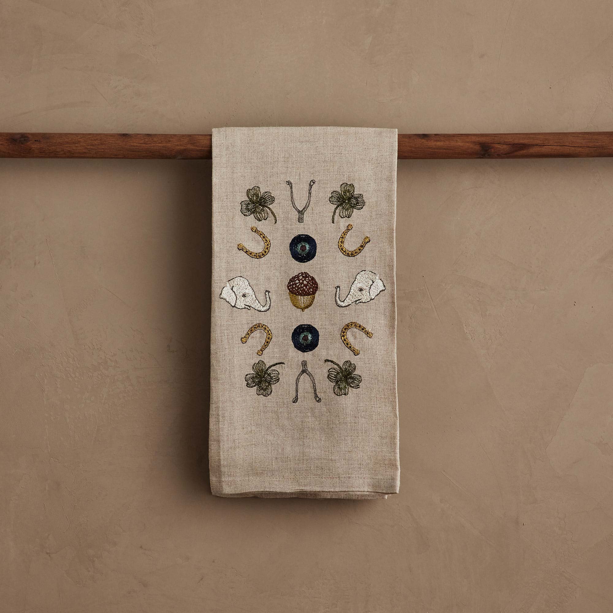 CORAL＆TUSK コーラルアンドタスク ティータオル キッチンクロス Good Luck Tea Towel | Coral & Tusk