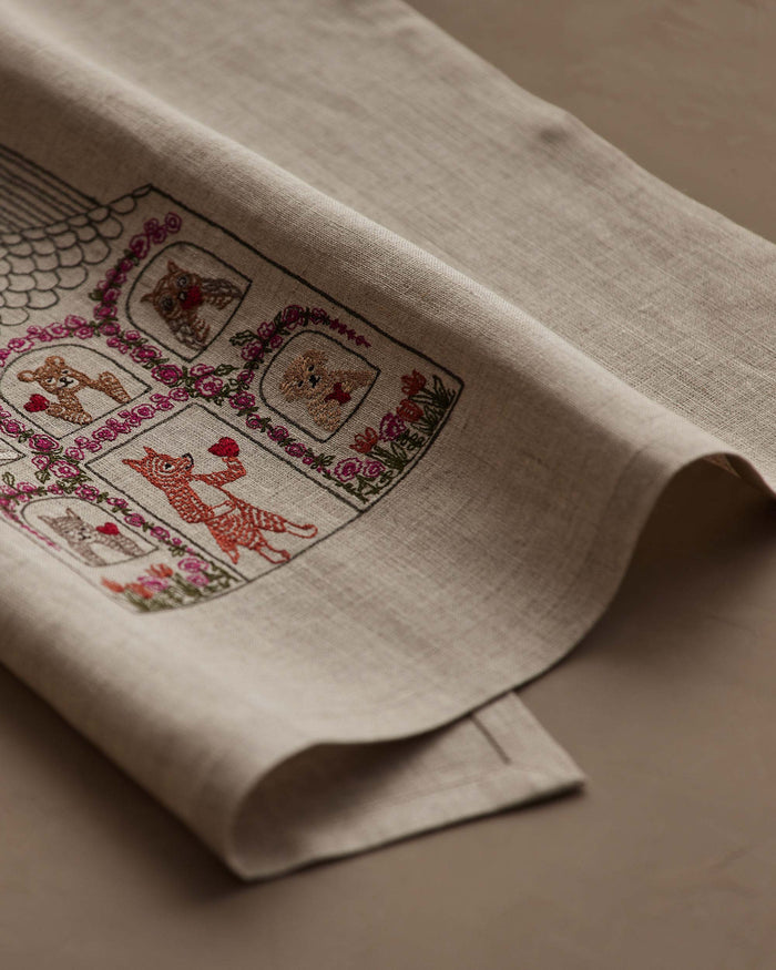 Home is Where the Heart is Tea Towel