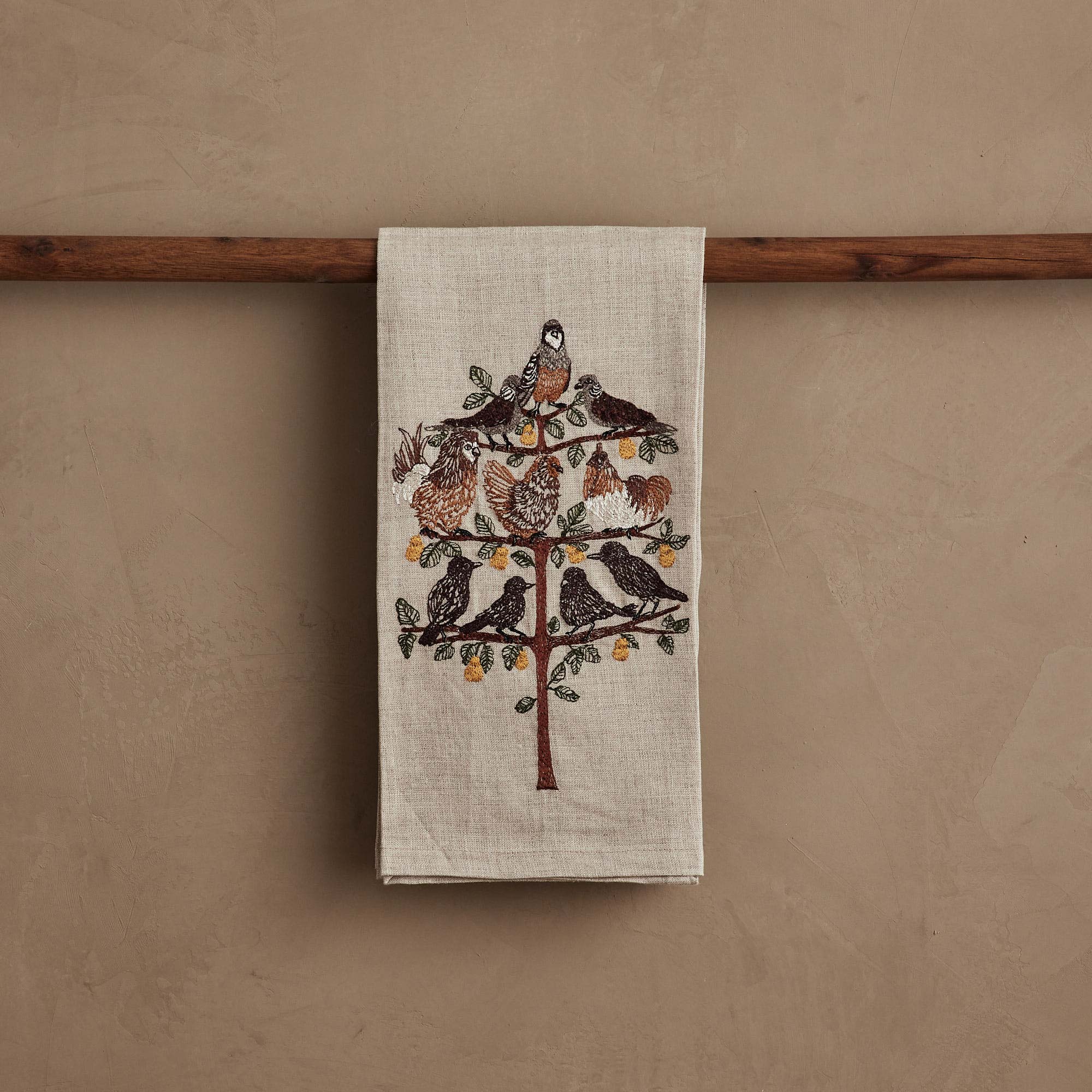 Partridge in a Pear Tree Tea Towel