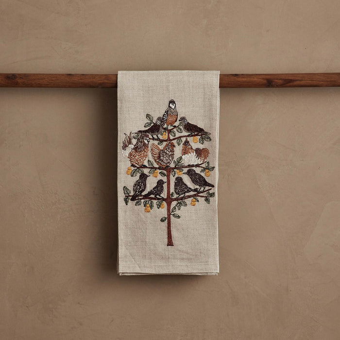 Partridge in a Pear Tree Tea Towel