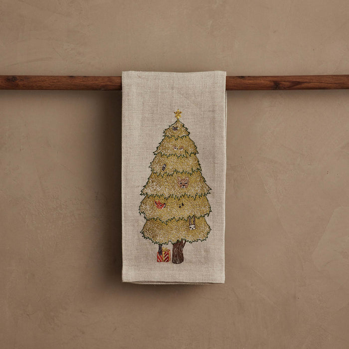 Peek a Tree Tea Towel