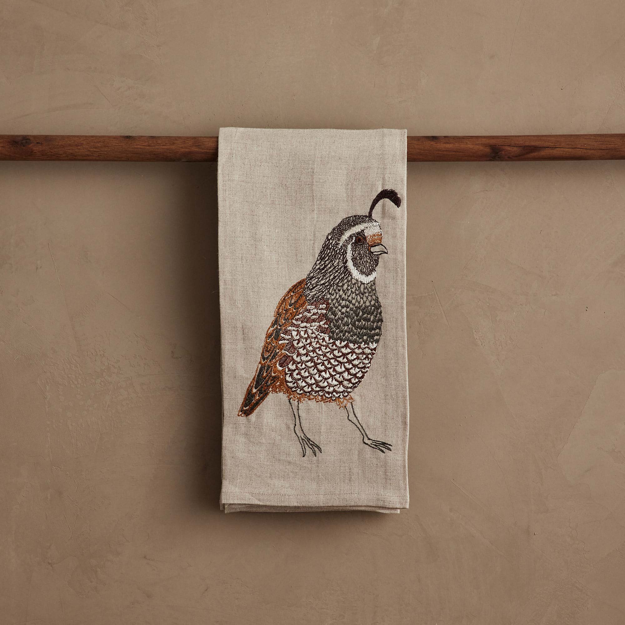 Quail Tea Towel | Coral & Tusk