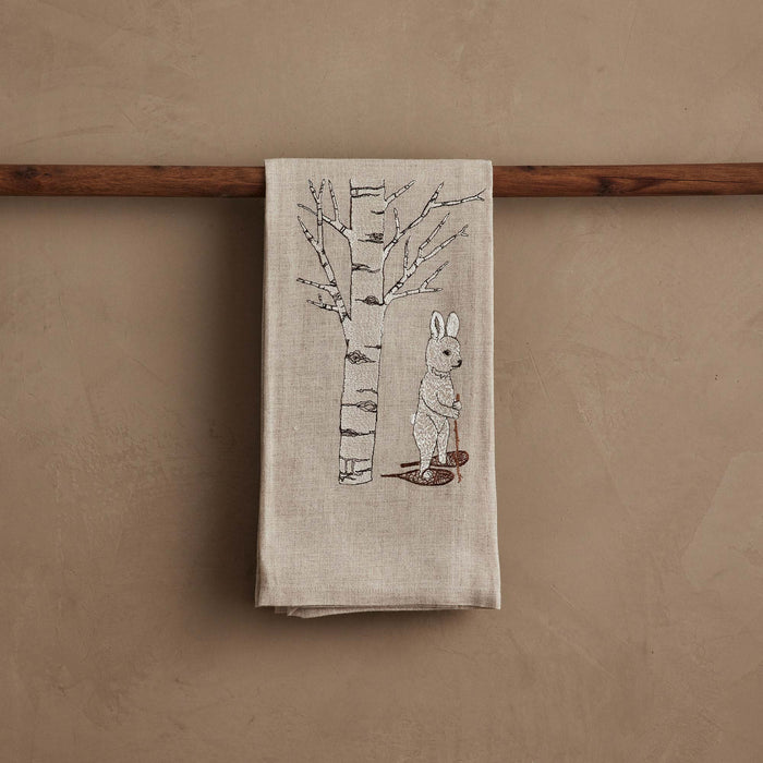 Snowshoe Hare Tea Towel