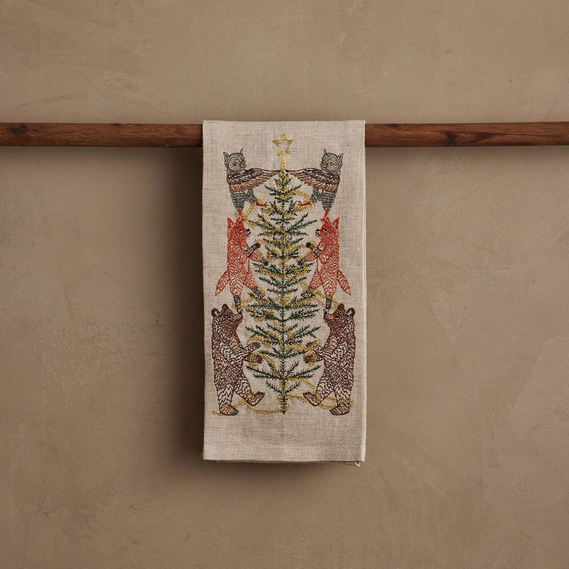 Tinsel Tree Tea Towel
