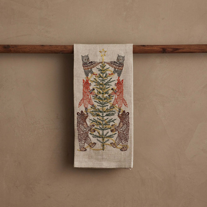 Tinsel Tree Tea Towel