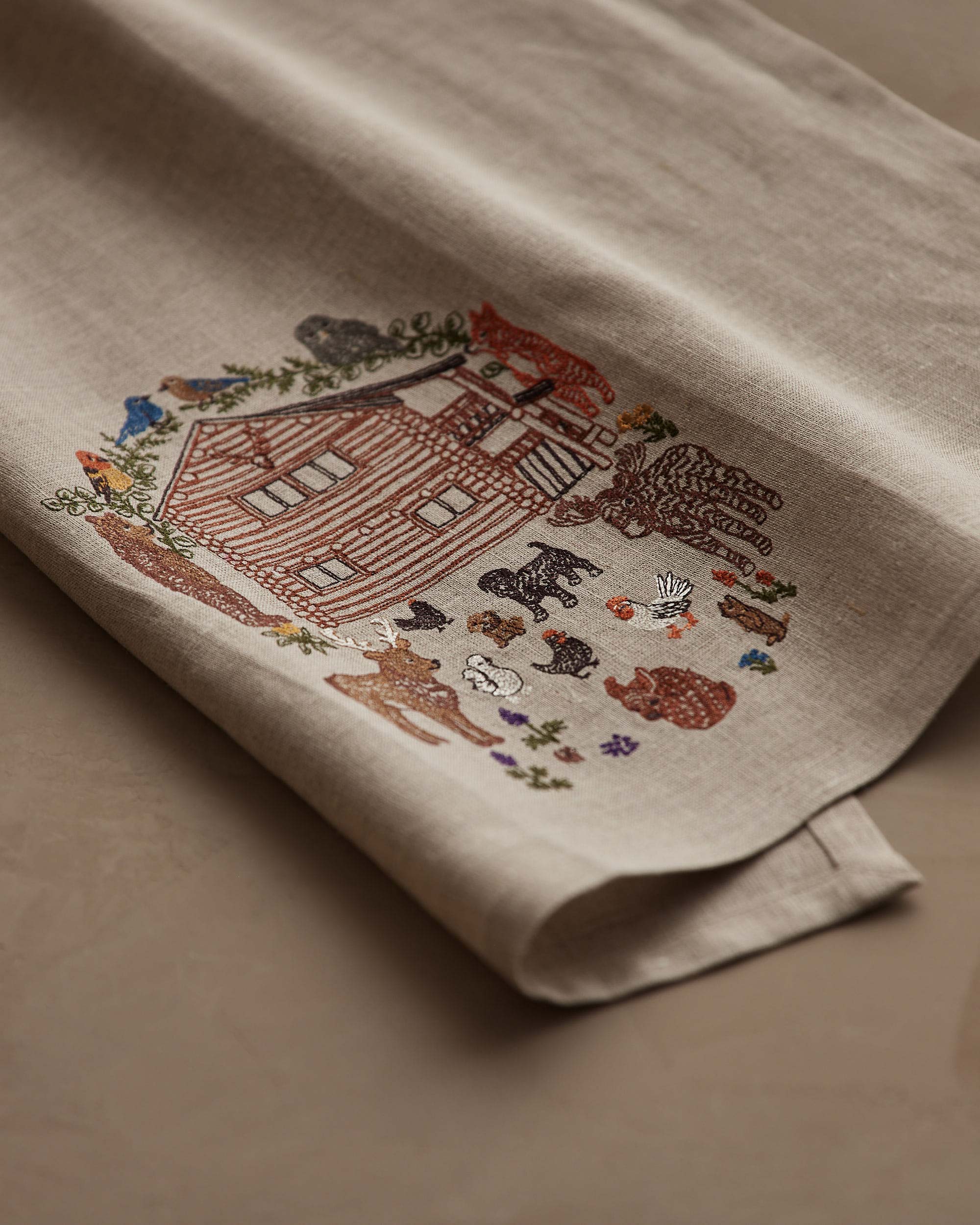 Cabin Life Tea Towel