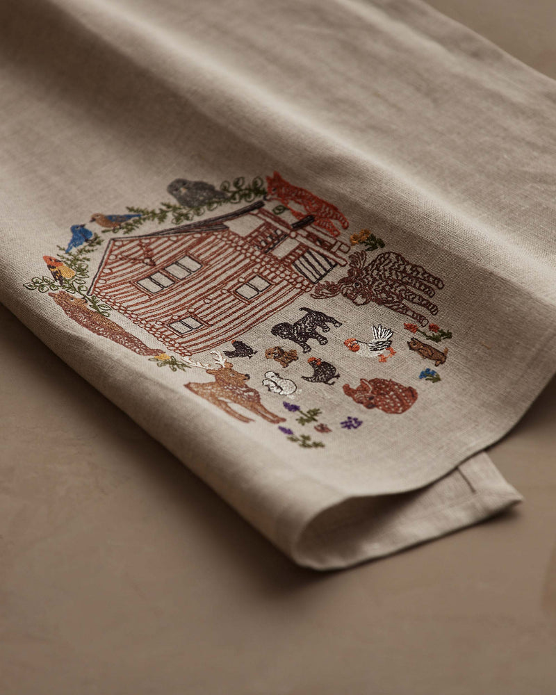 Cabin Life Tea Towel