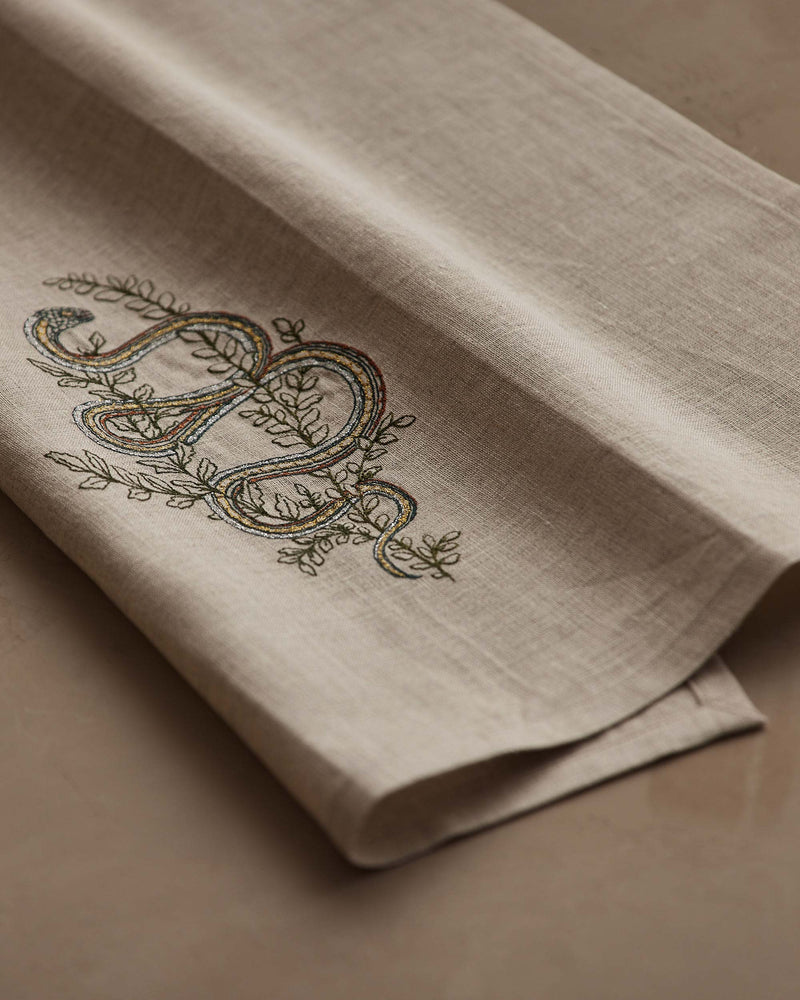 Garter Snake Tea Towel